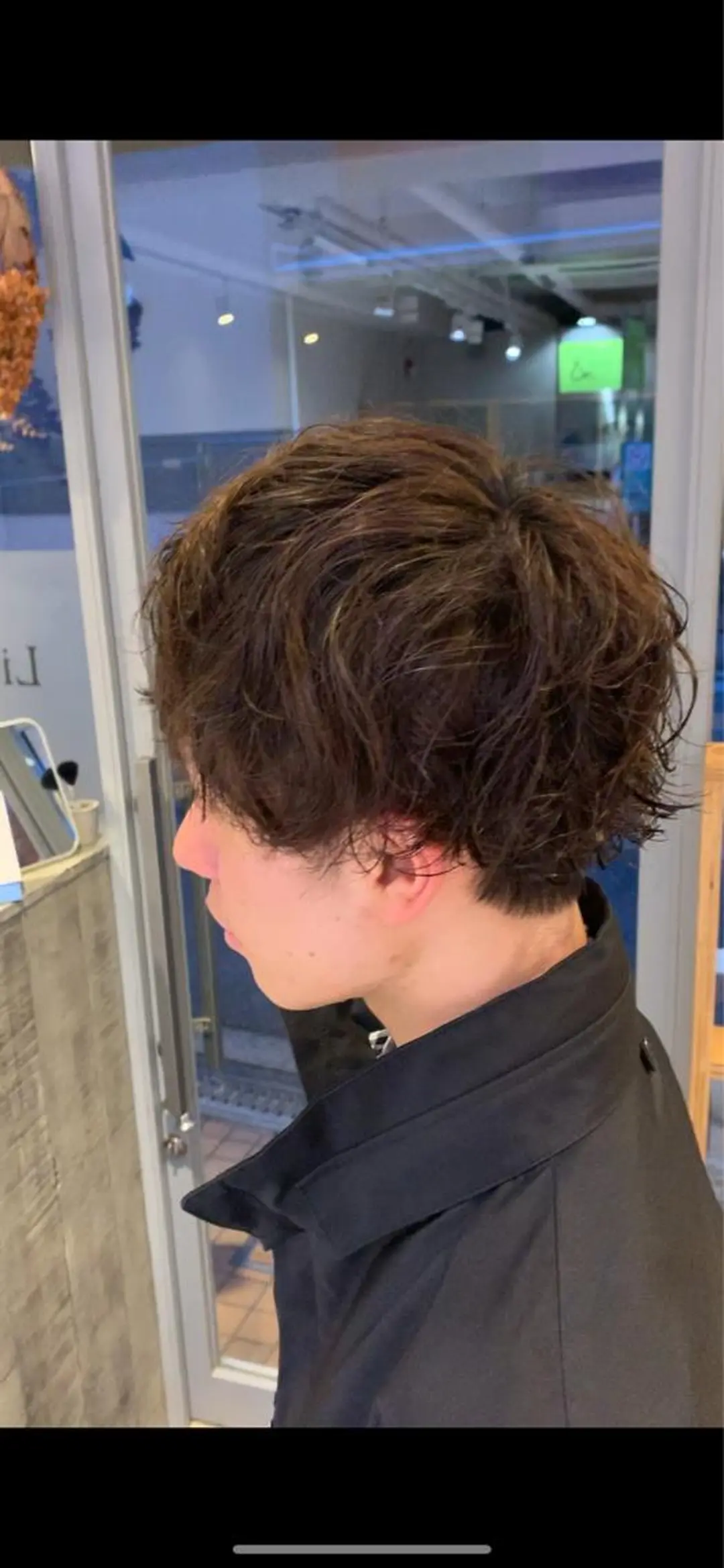 パーマ メンズ マッシュ メンズパーマ ニュアンスパーマ newi 京橋 【yuuki】のヘアスタイル