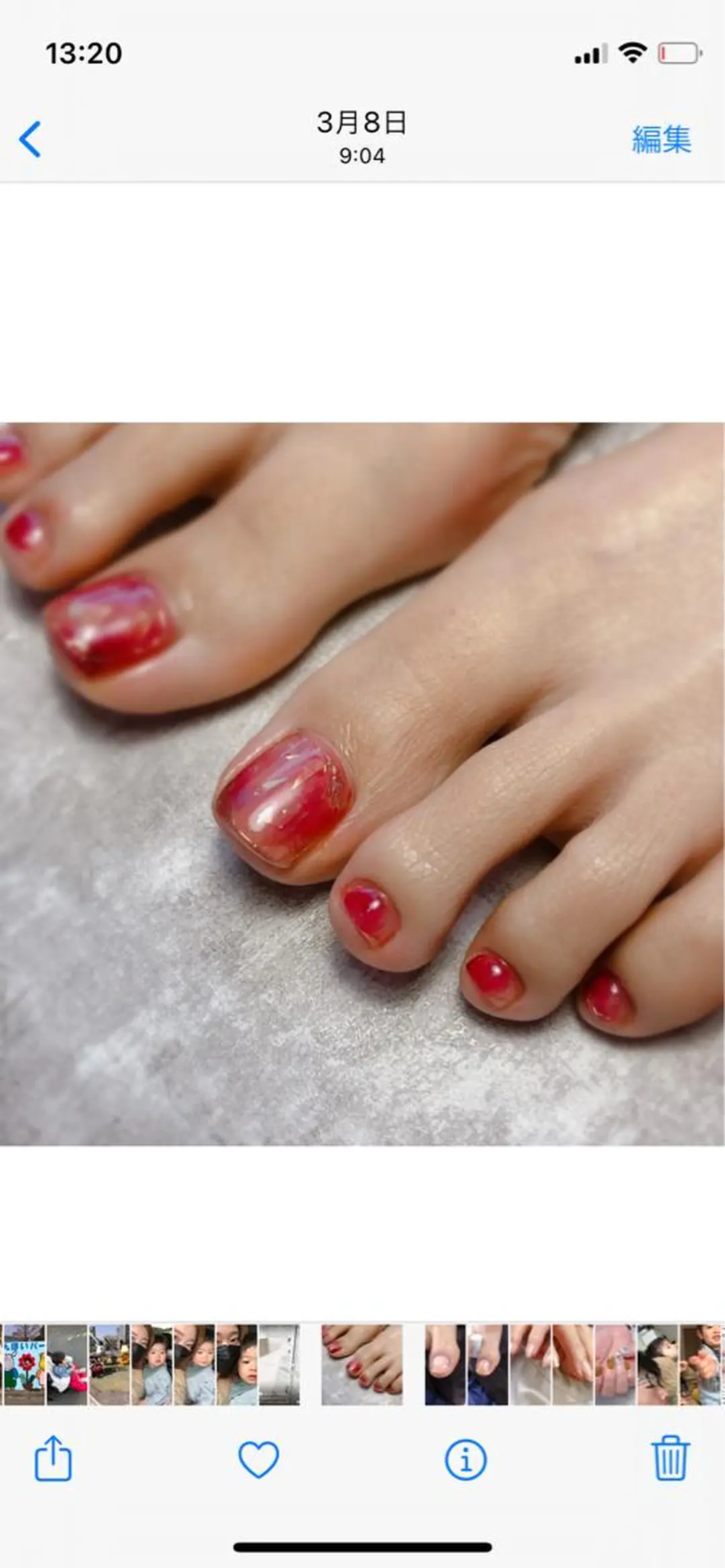 ネイル Recharm所属・川浜 みどりのネイルデザイン