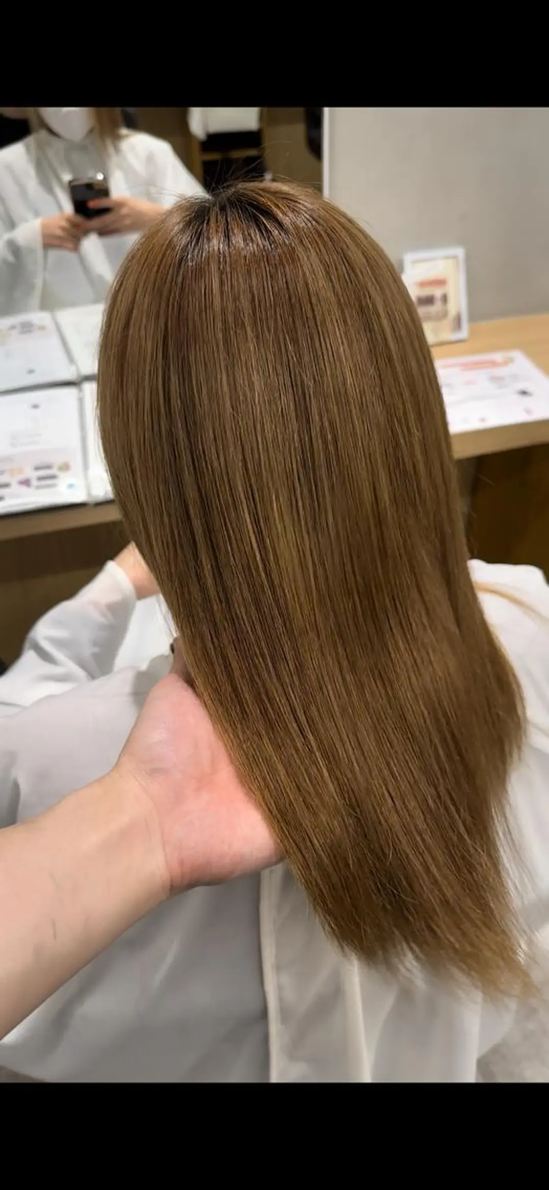 セミロング 髪質改善 トリートメント 雰囲気似合わせ/永田 汰伊智/艶カラー🫧のヘアスタイル