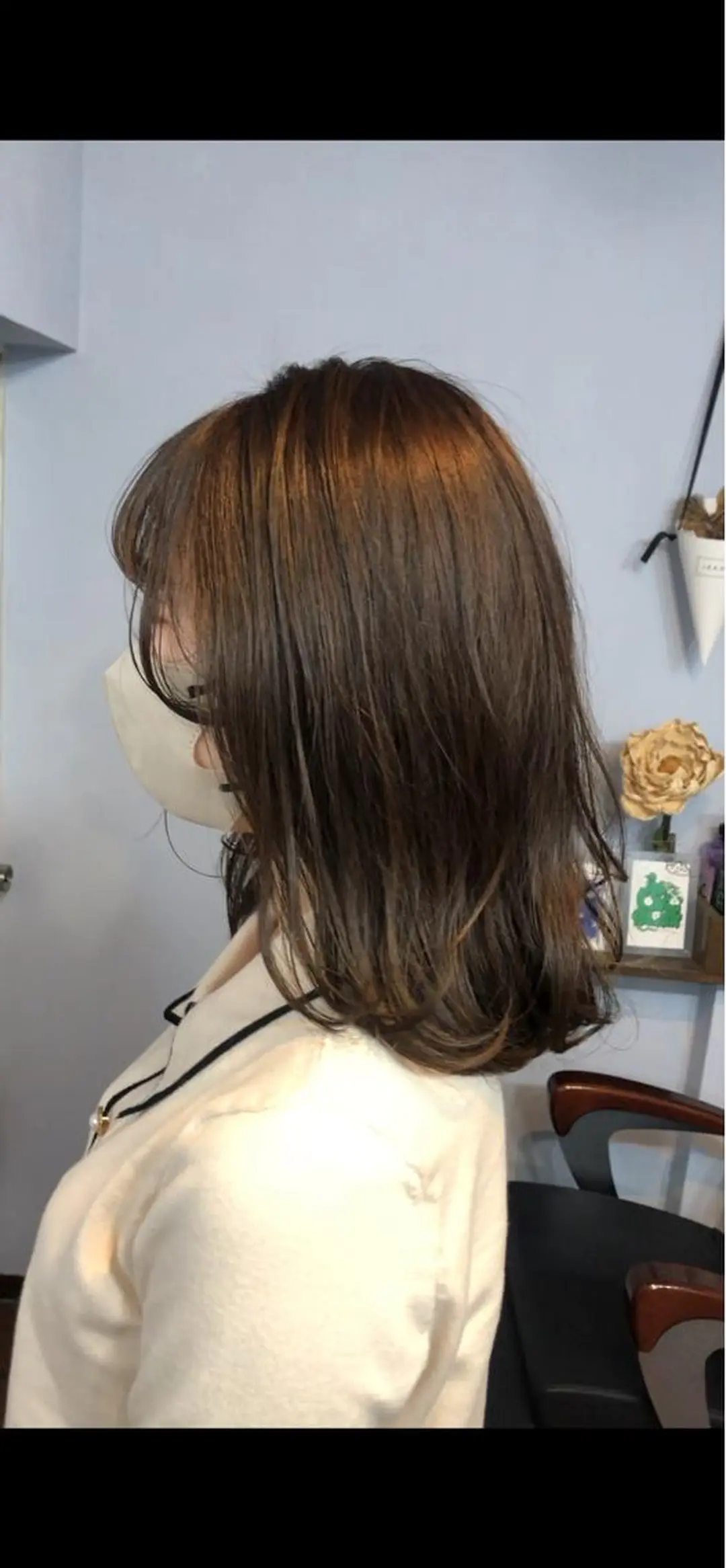 ミディアム カラー ベージュカラー 透明感カラー 🌈美髪✂︎艶色🎨 頭皮改善🍀TAKUのヘアスタイル