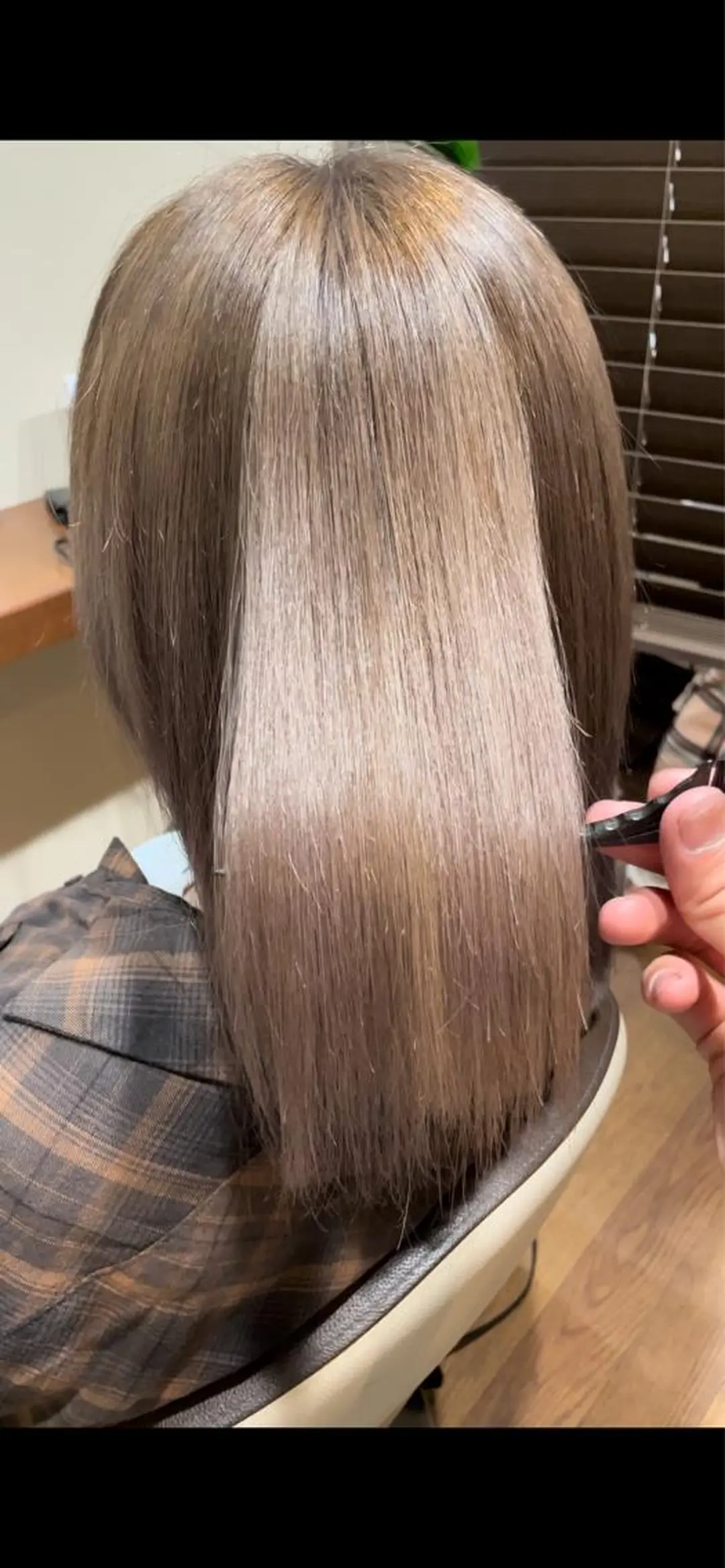 ミディアム カラー ヘアカラー トリートメント 羽田翔大/ブリーチ/ ボブカット/店長のヘアスタイル