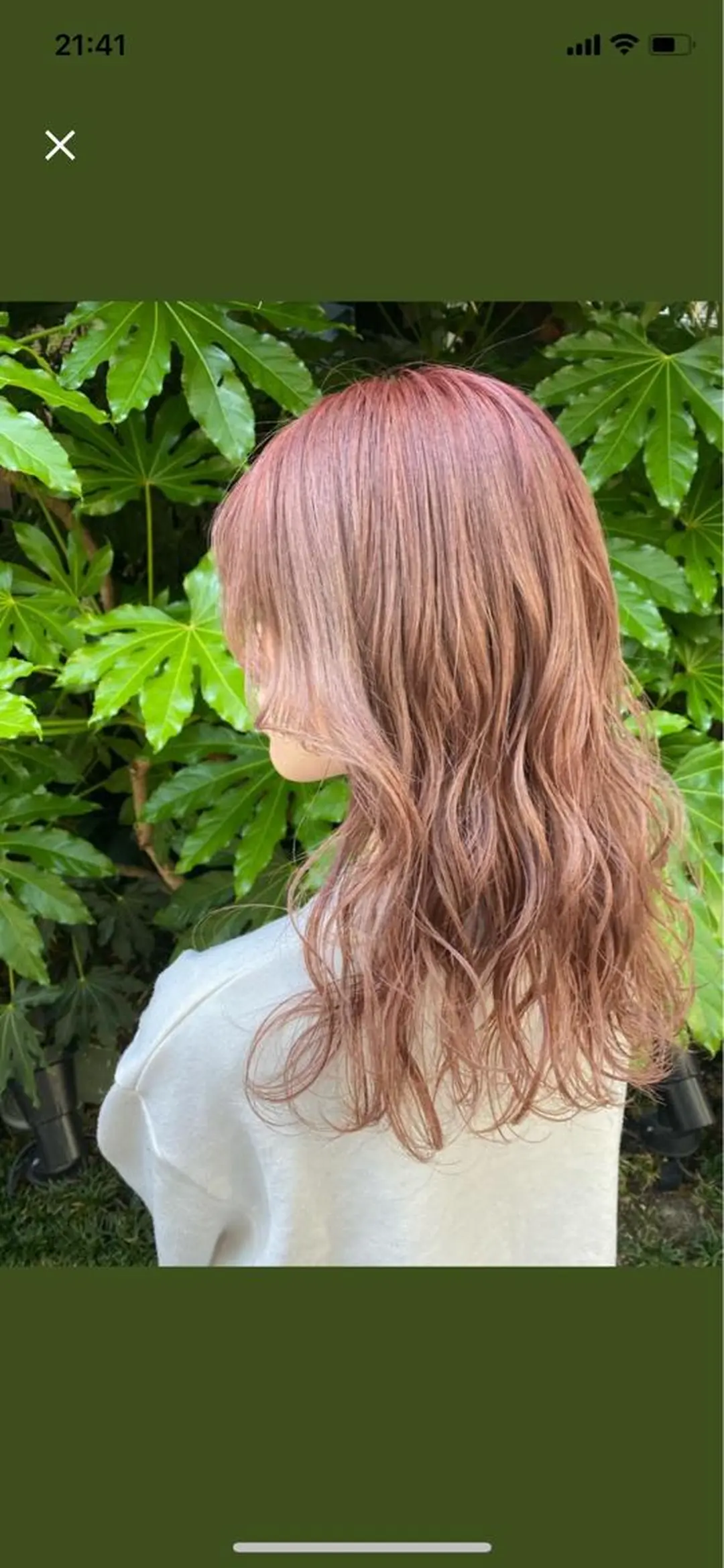 セミロング GiseL アンリのヘアスタイル