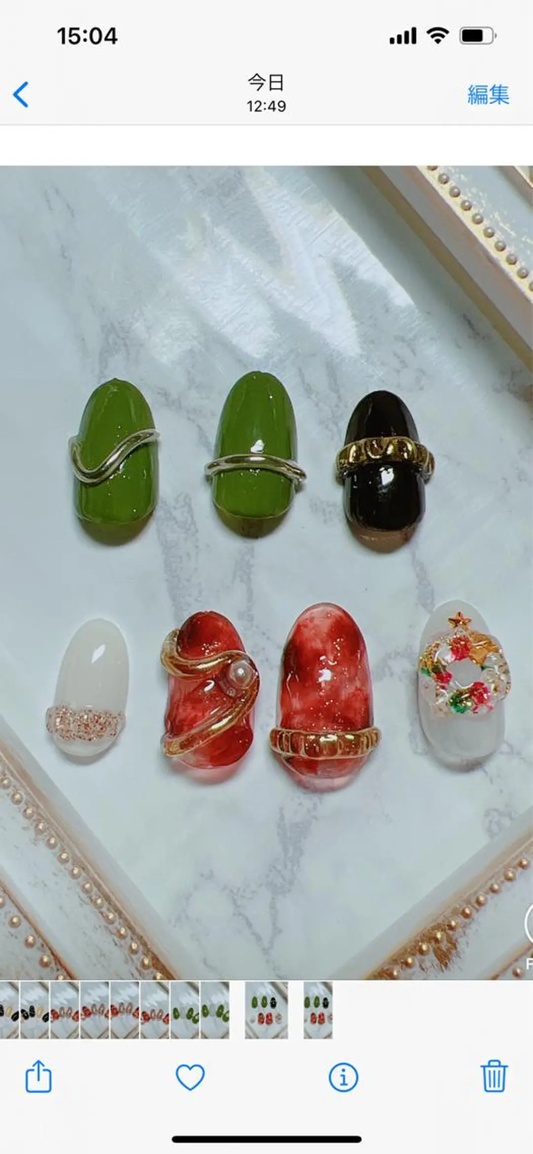 ネイル アートネイル フレンチネイル ジェルネイル ワンカラーネイル たきぐち みちこのネイルデザイン