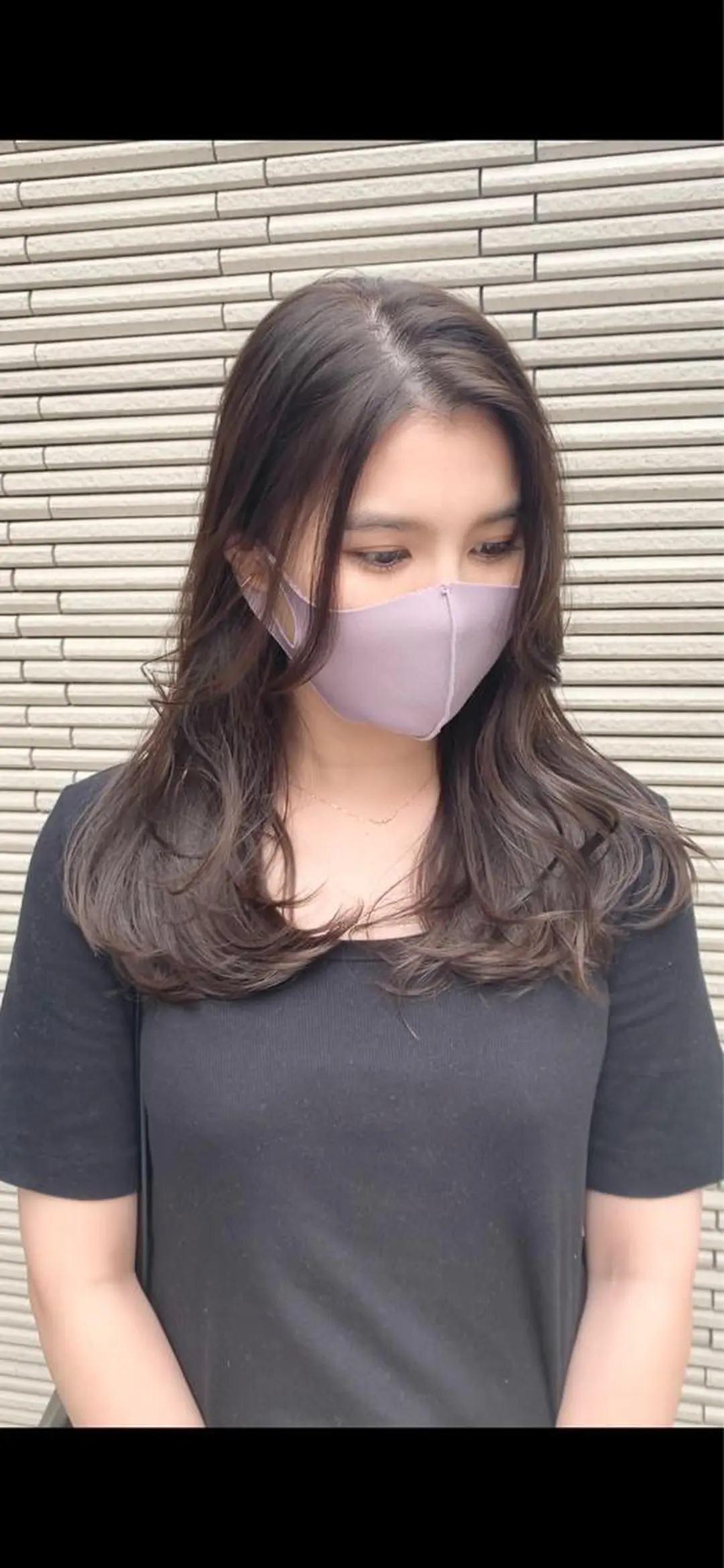 ミディアム カラー ブラウンカラー グレージュ レイヤーカット カット ヘアカラー トリートメント 💈平島 拓也💈のヘアスタイル