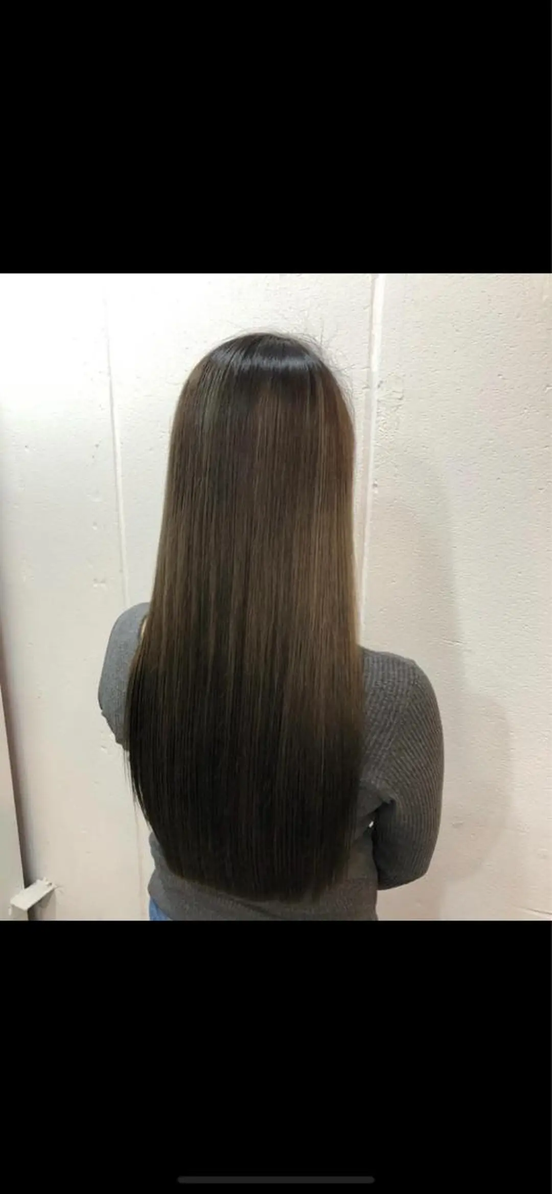 ロング 縮毛矯正 CARAT堺東所属・ハマサキ 【店長】のヘアスタイル