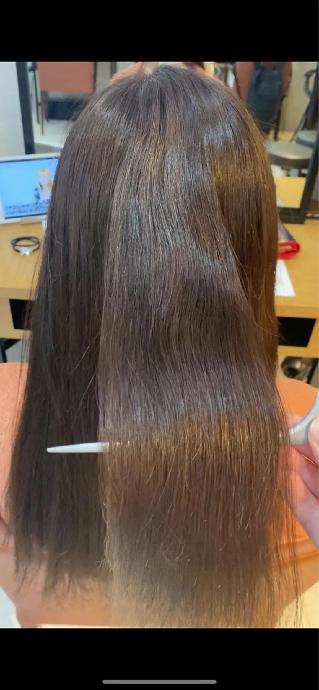 ロング トリートメント あやめ【顔まわり/レ イヤー/柔らかカラ】のヘアスタイル