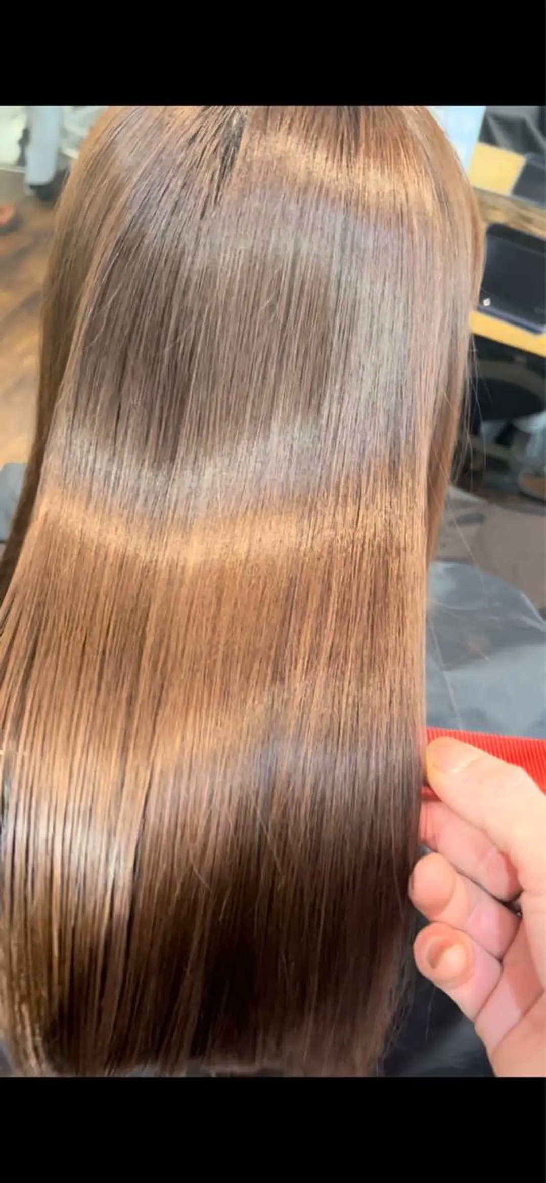 ロング トリートメント 髪質改善【縮毛矯正】 No.1りょうかのヘアスタイル