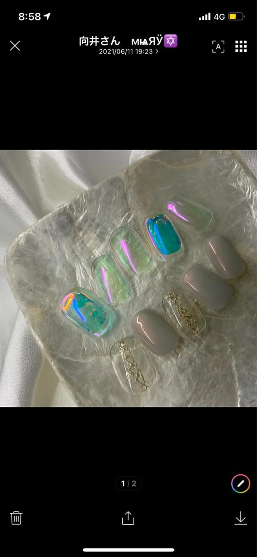 ネイル nailsalon Lithos所属・nailsalon Recontreのネイルデザイン