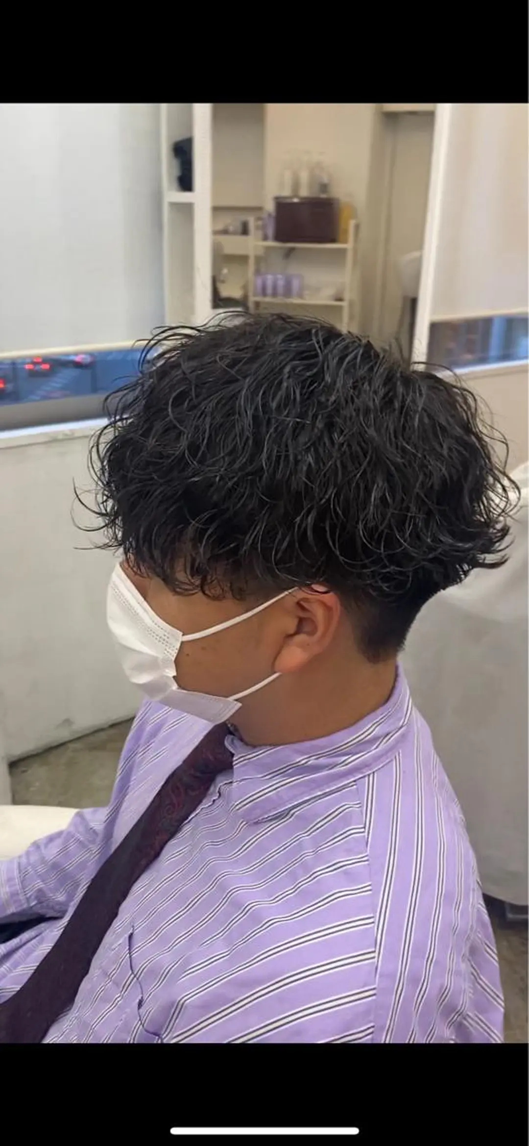 ショート パーマ メンズ 波巻きパーマ カット パーマ dot.グループ指名 No.1橋本滉太のヘアスタイル