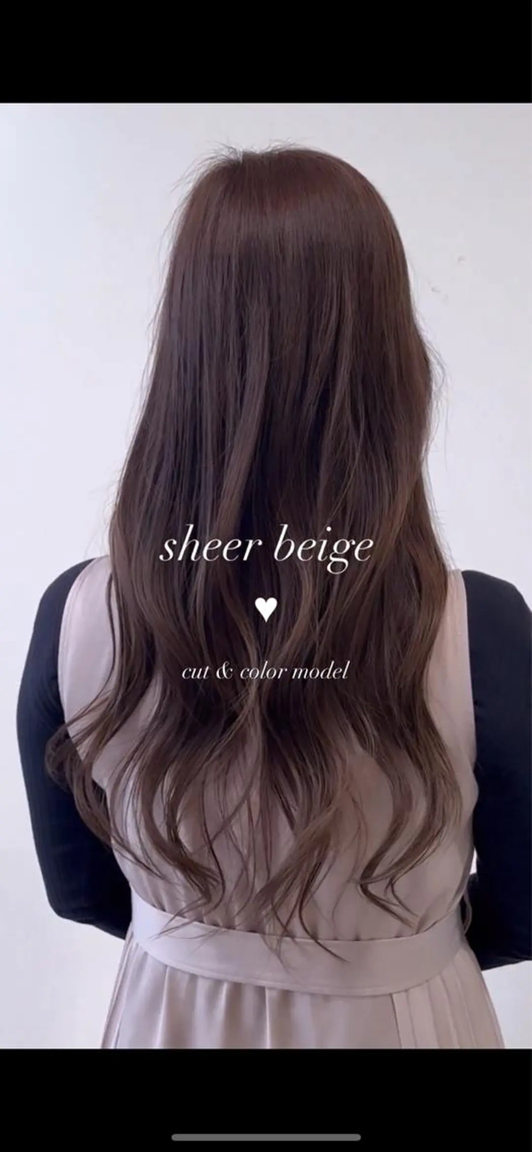 ロング カラー アッシュ ベージュカラー ブリーチ 透明感カラー イルミナカラー AffECTION所属・稲垣 至恩のヘアスタイル