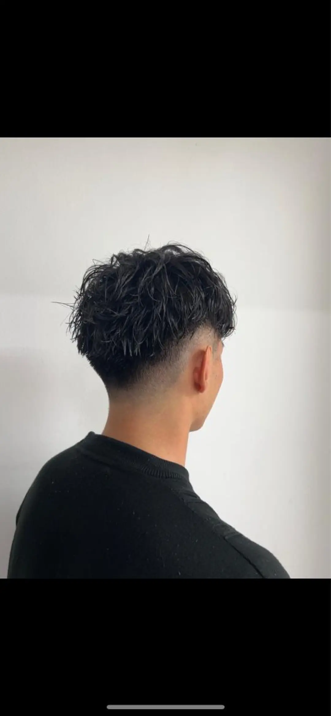 ショート メンズ 刈り上げ SHION men's permのヘアスタイル