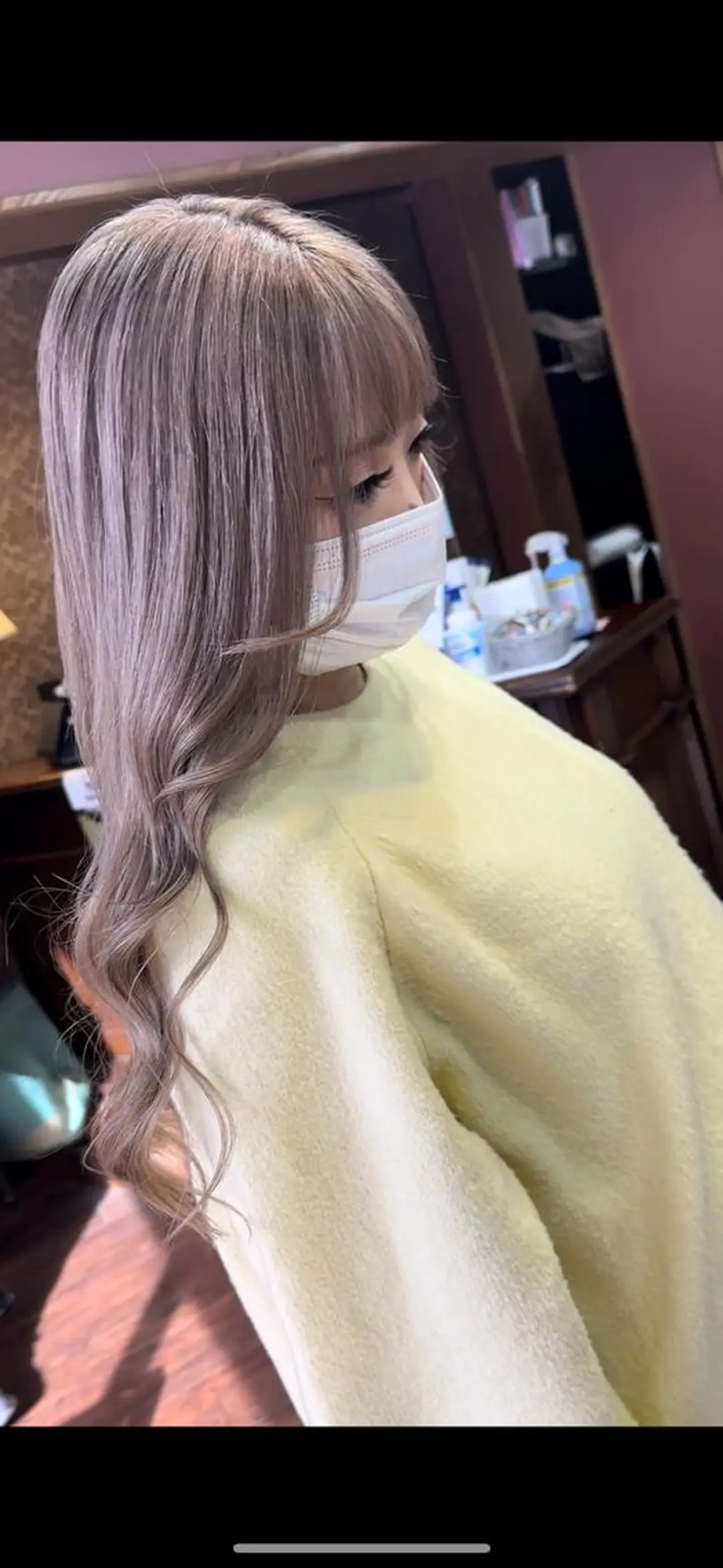 カラー バレイヤージュ ブリーチ グレージュ ハイライトカラー ハイトーンカラー カット ヘアカラー トリートメント Beyond（kitaro）所属・石井辰功也 フリーランス美容師のヘアスタイル