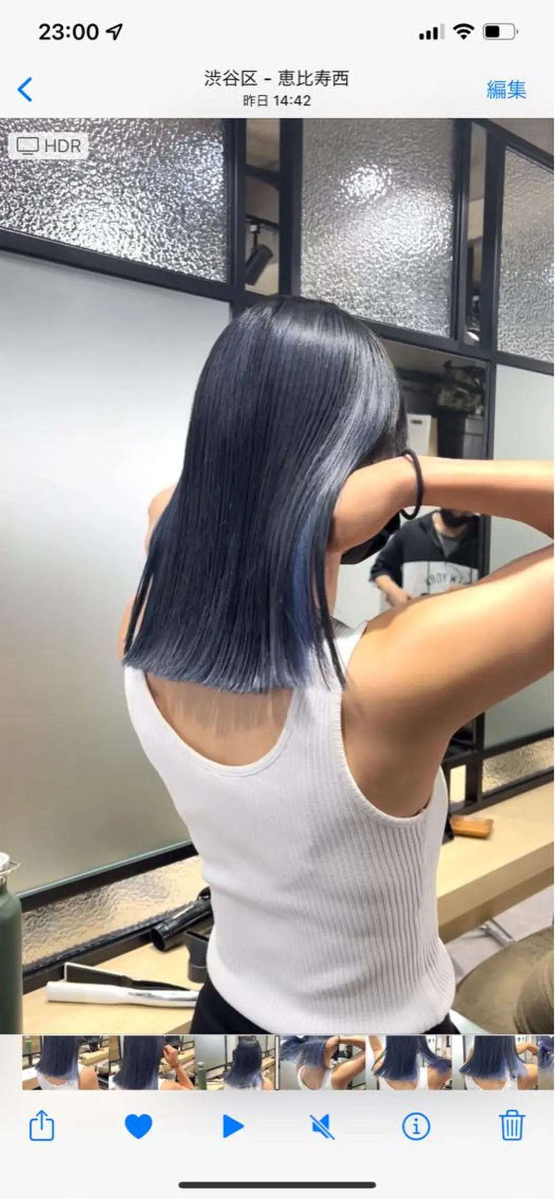 ミディアム カラー ブリーチ ヘアカラー トリートメント FOLK所属・白髪ぼかしハイライト バレイヤージュヤマトのヘアスタイル