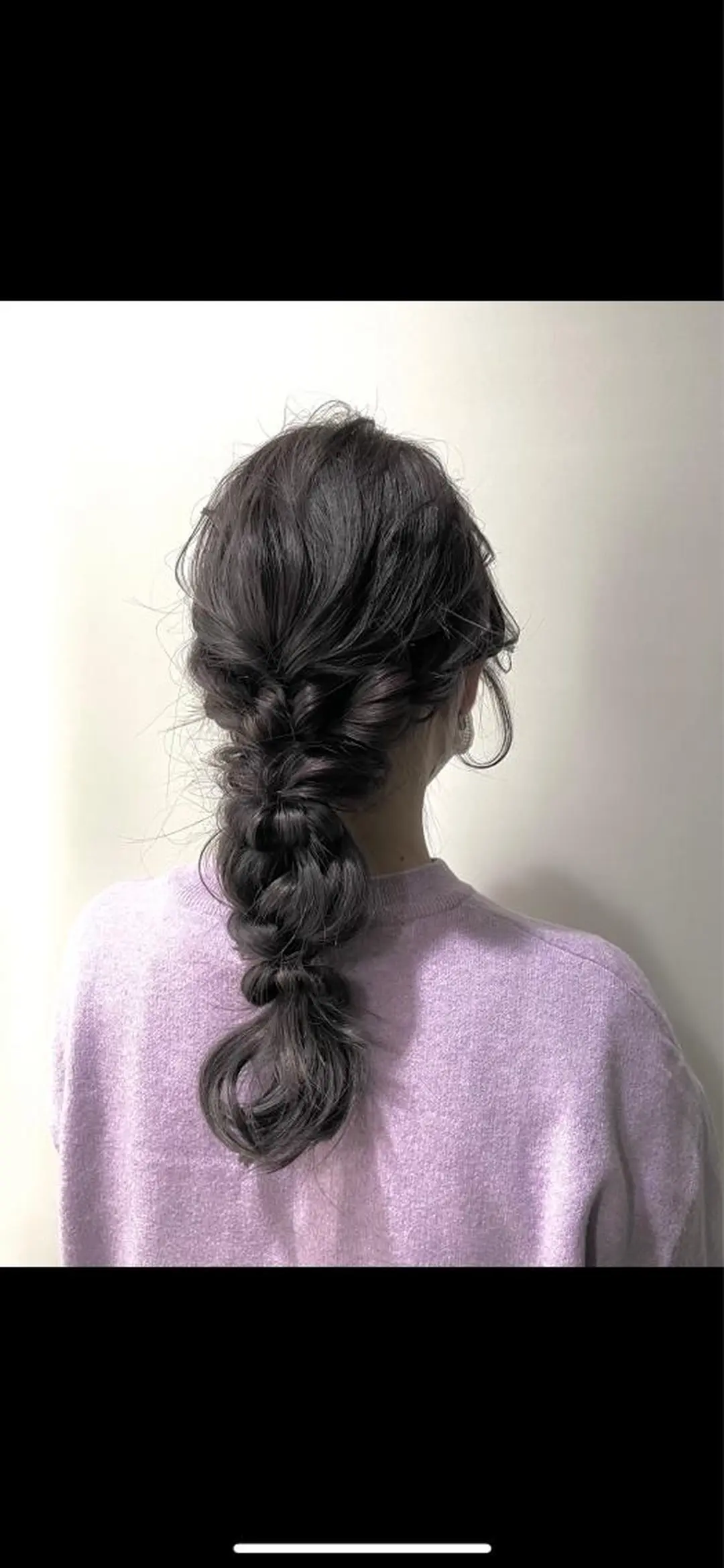 セミロング ヘアアレンジ 青沼夏未/オリーブ/ 寒色カラーのその他イメージ