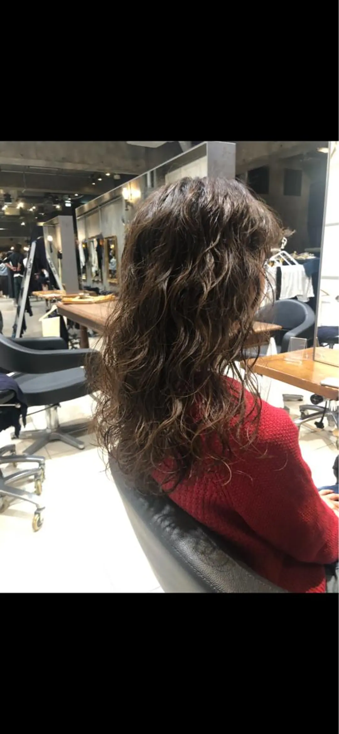 ロング パーマ マンツーマン／韓国 ヘア‎Amiのヘアスタイル