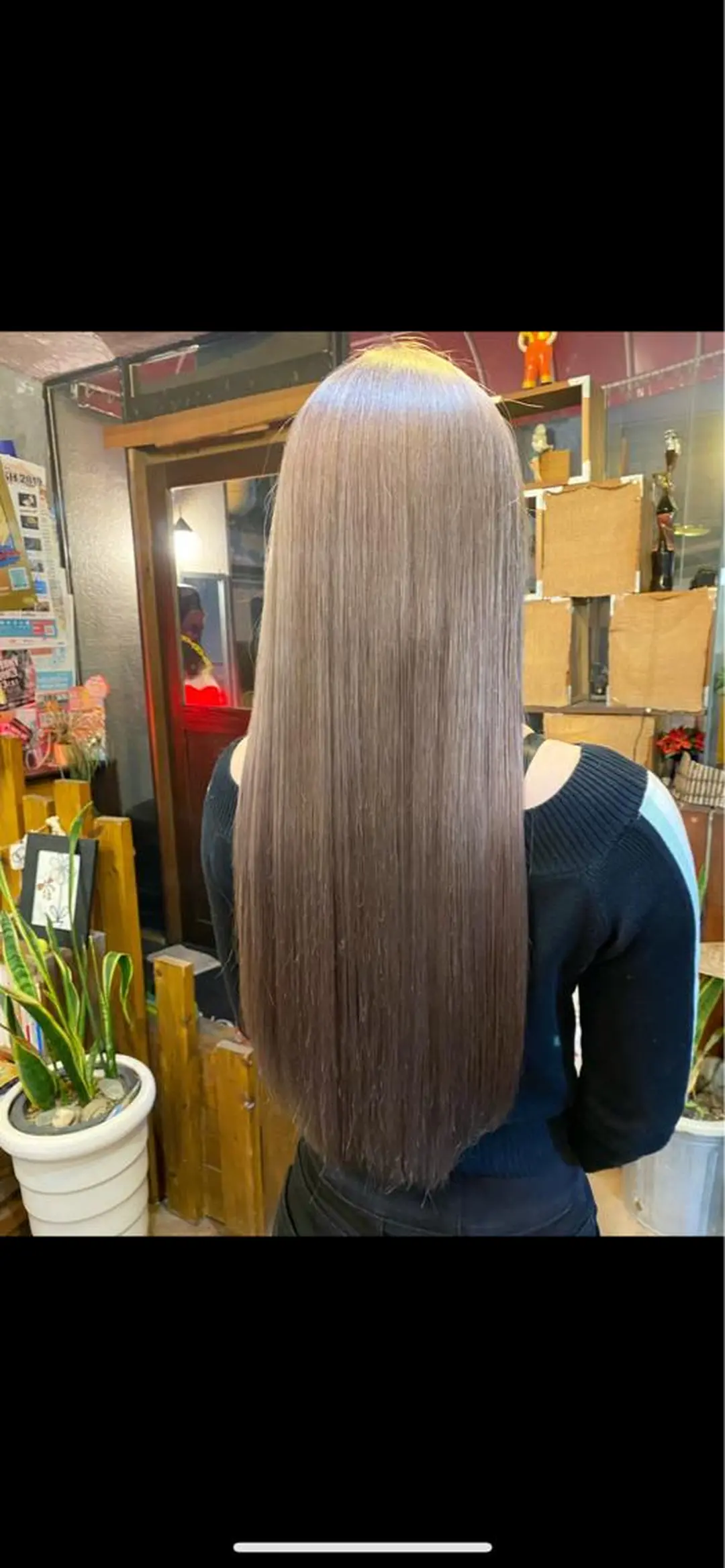 ロング カラー ベージュカラー ヘアカラー トリートメント 玉木 育実のヘアスタイル