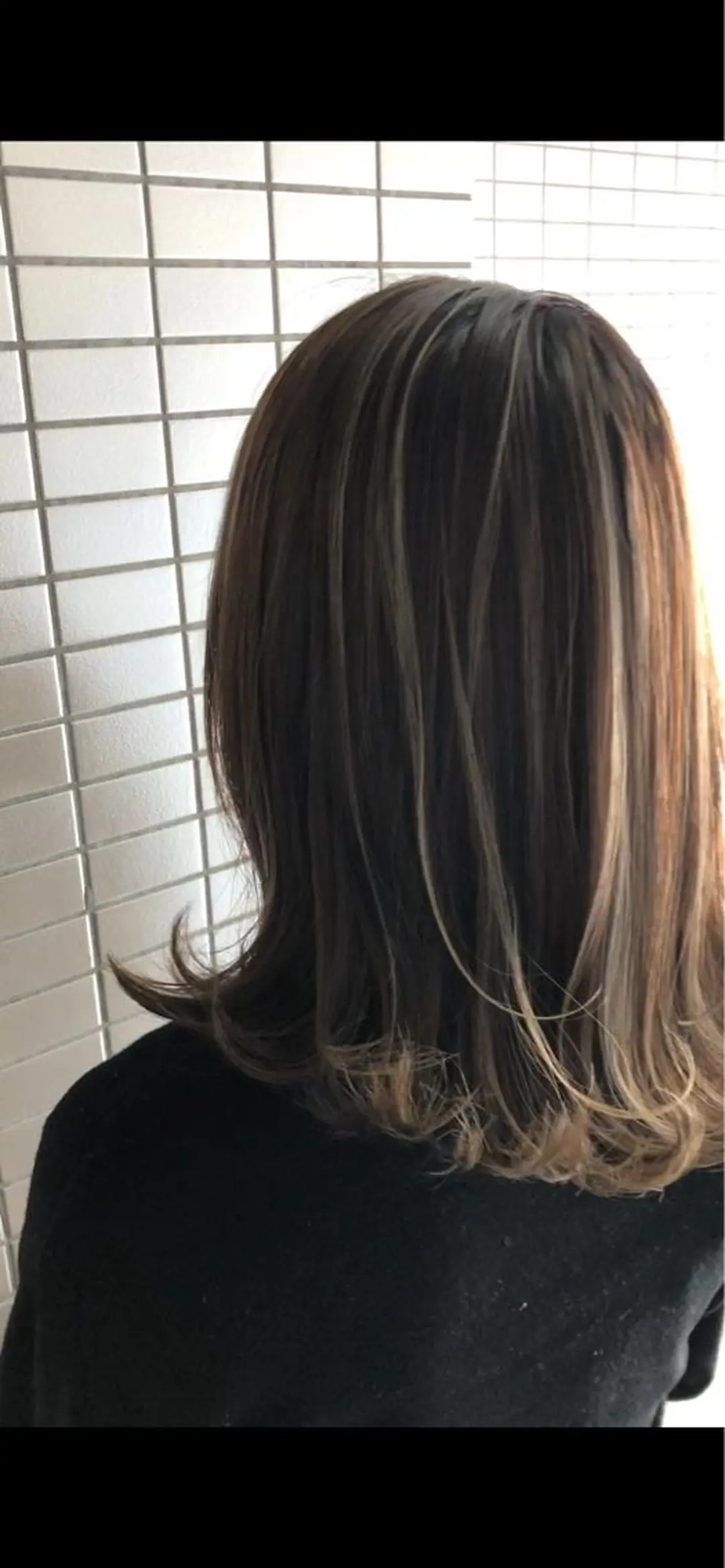 カラー ハイライトカラー レイヤーカット 早崎太生のヘアスタイル