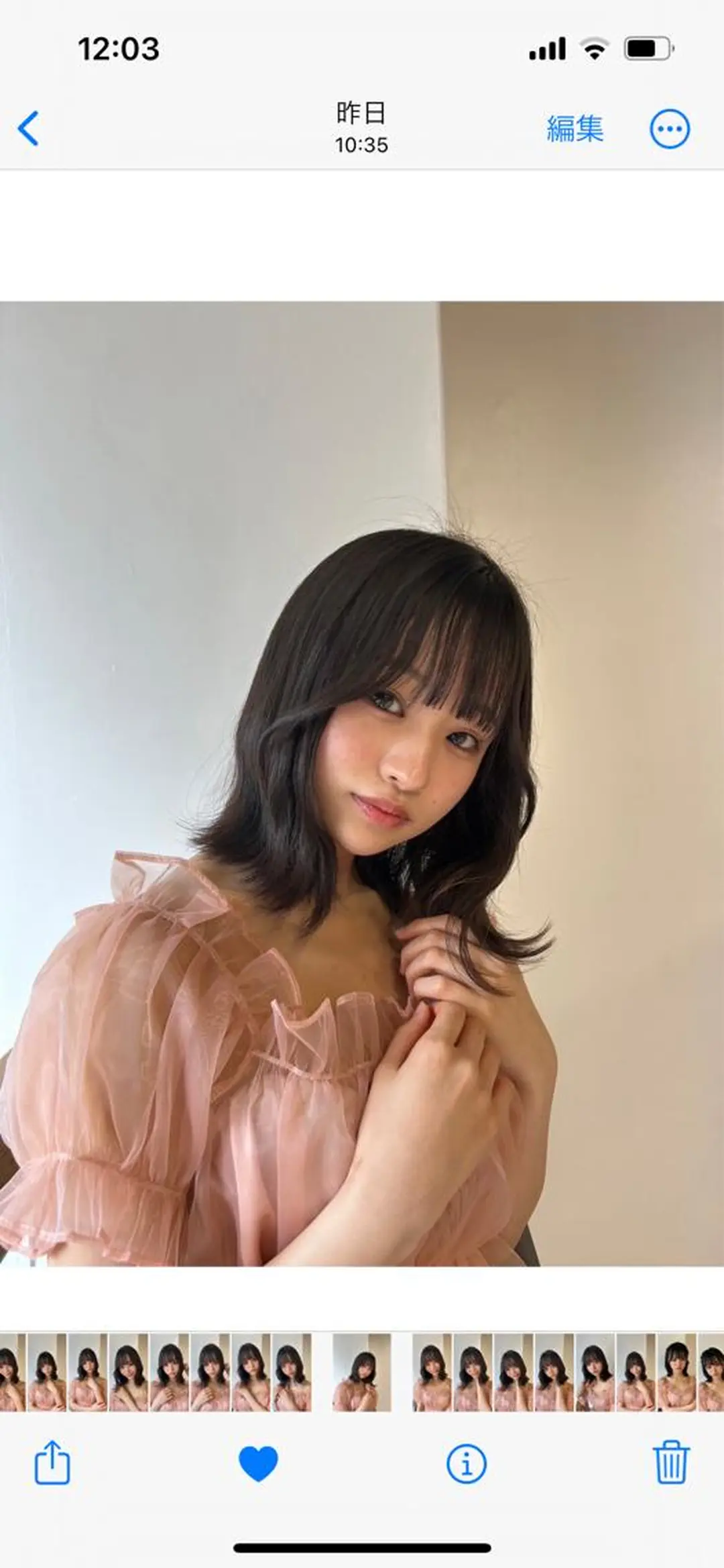 ミディアム くびれヘア amoretto miyuのヘアスタイル