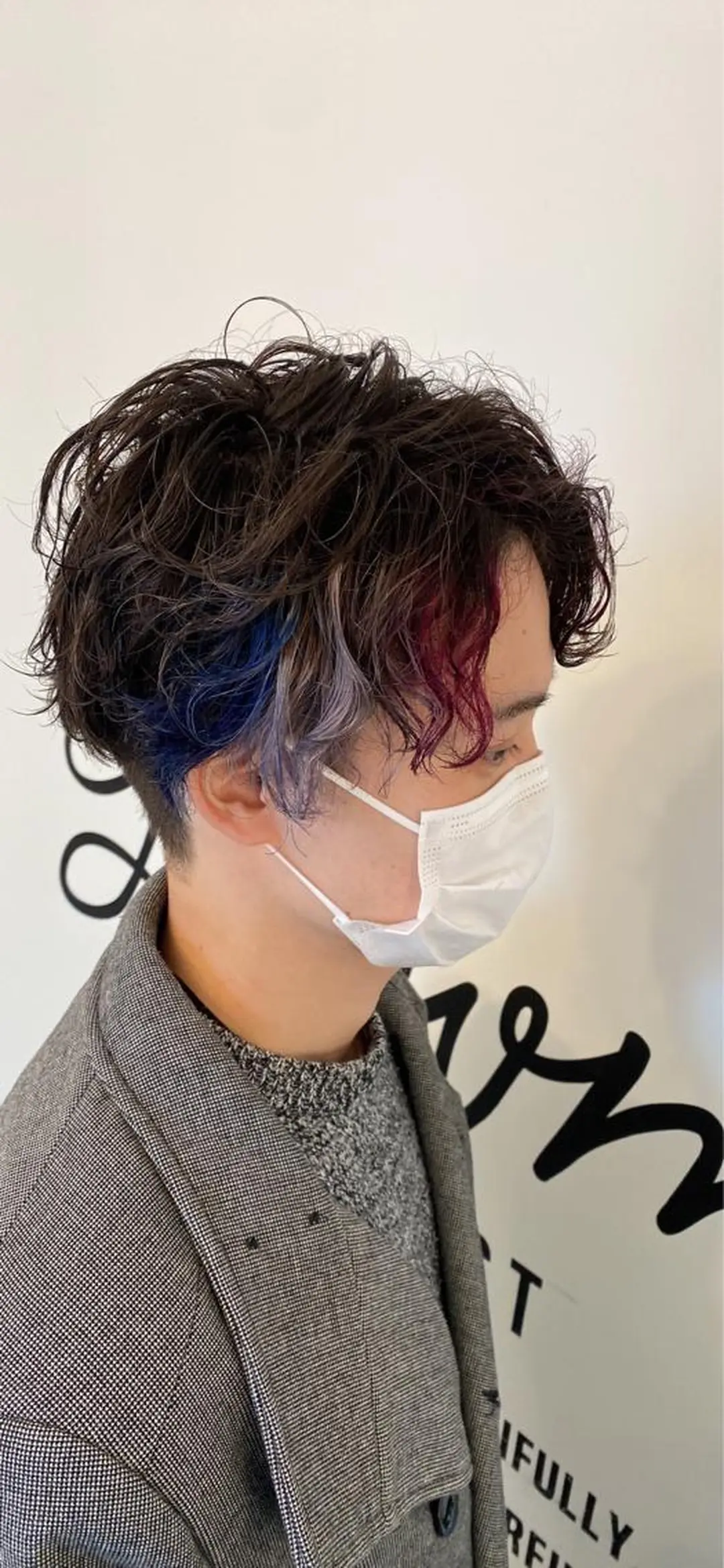 ショート カット パーマ glowm by affect所属・glowm 加藤翔太のヘアスタイル