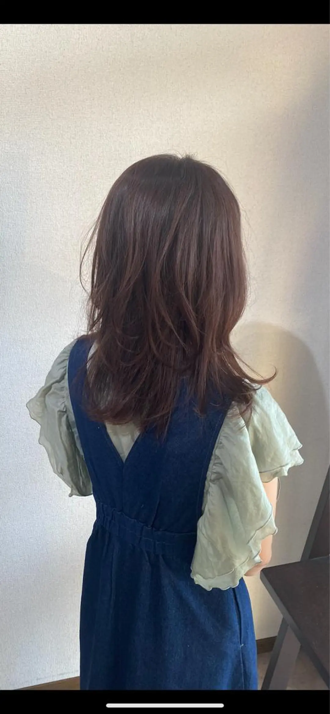 セミロング レイヤーカット ローレイヤー カット ヘアカラー 野口 茂宰のヘアスタイル