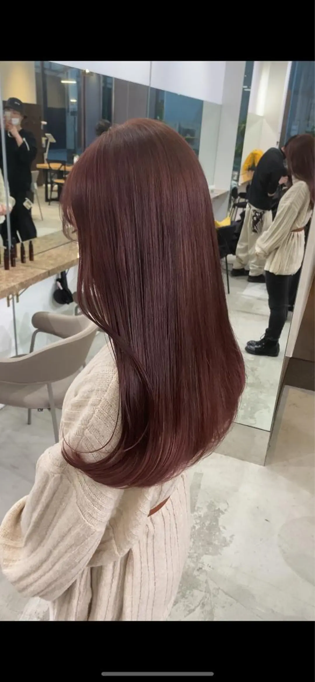ロング カラー パーマ ヘアアレンジ メンズ キッズ ネイル マツエク・マツパ アイブロウ ヘアカラー 🎀暖色/ピンク/レ イヤー🎀maiのヘアスタイル
