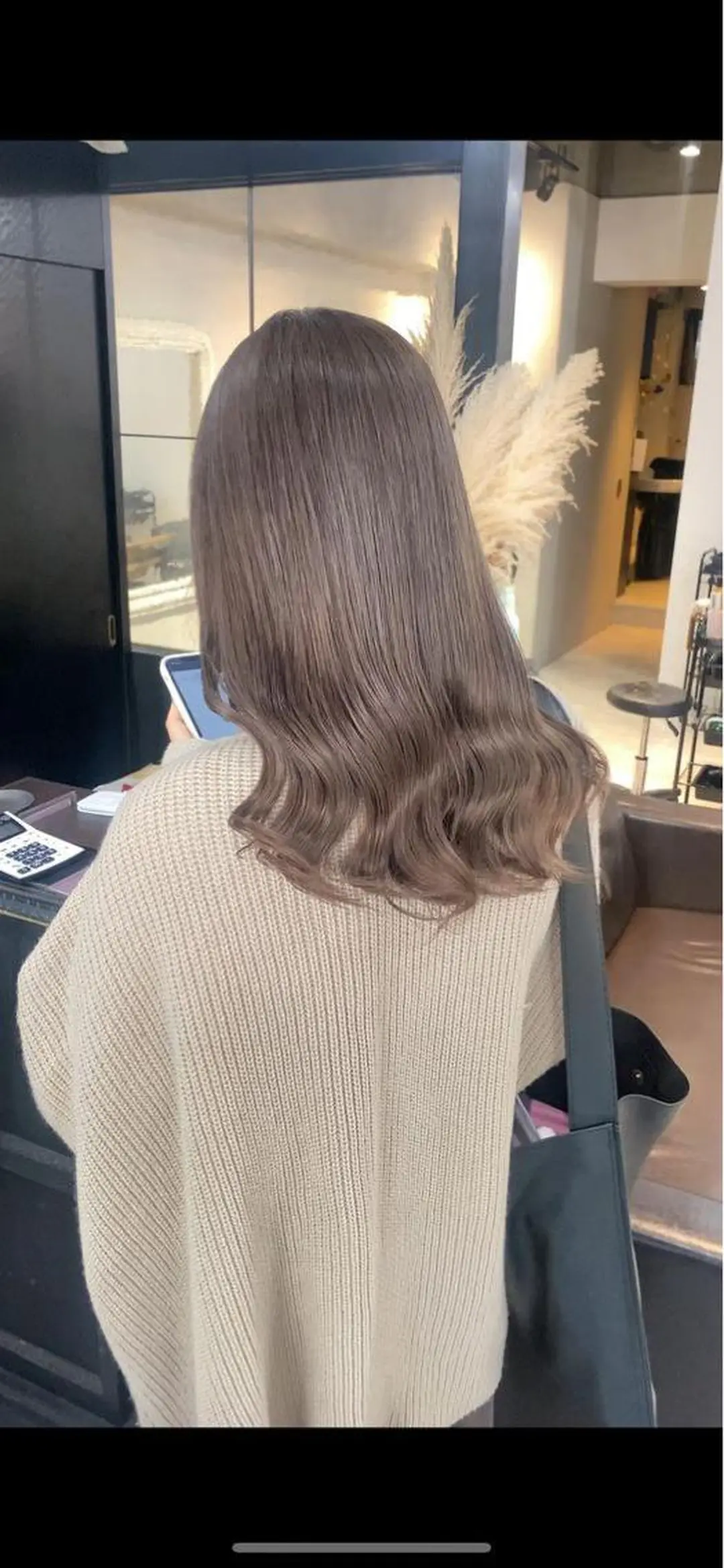 セミロング カラー 縮毛矯正/髪質改善/ 🔥/銀座/はやとのヘアスタイル