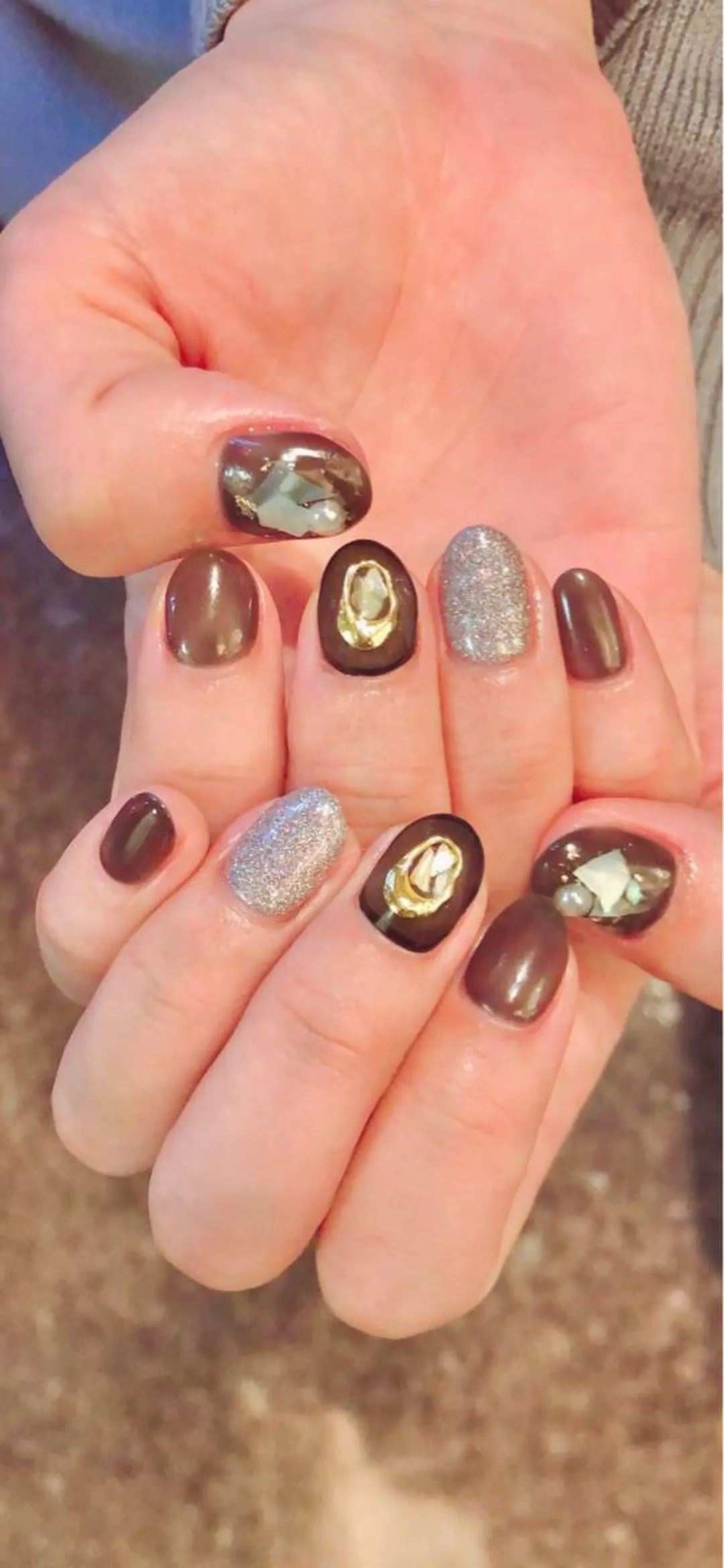 ショート カラー キッズ ネイル マツエク・マツパ ハンドネイル ハンドケア 💎ビューティサロン 湘南　RIRAN💎のネイルデザイン