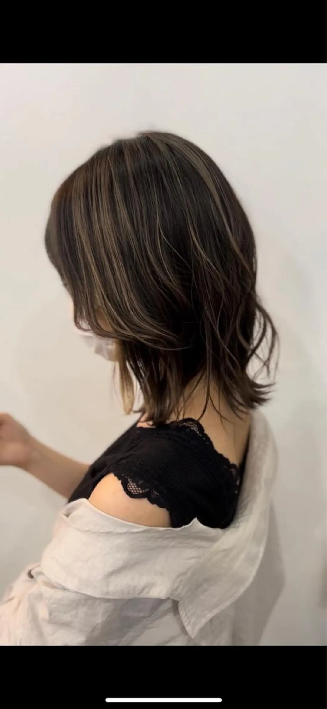 ミディアム カラー おおたかの森/透 明感/小林のヘアスタイル