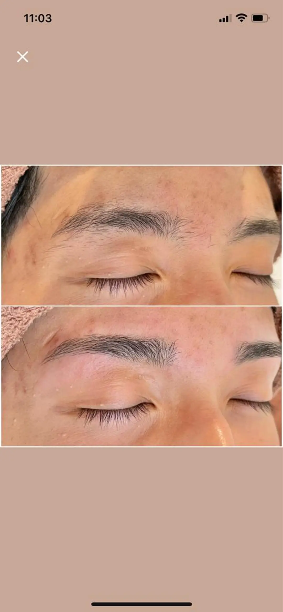 メンズ アイブロウ メンズアイブロウ 眉毛ワックス脱毛 ワックス脱毛 その他(アイブロウ) うなじ / 顔 / 眉毛 🥀rinaのエステ・リラクイメージ