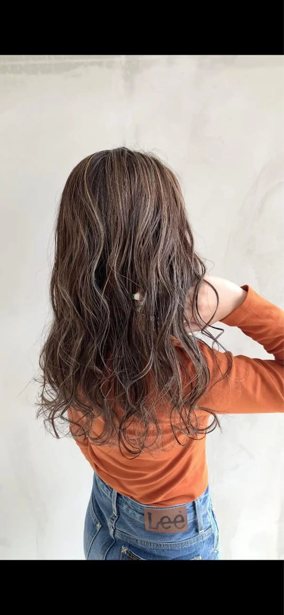 ロング カラー カット ヘアカラー トリートメント lafith hair leco所属・西金 徹のヘアスタイル