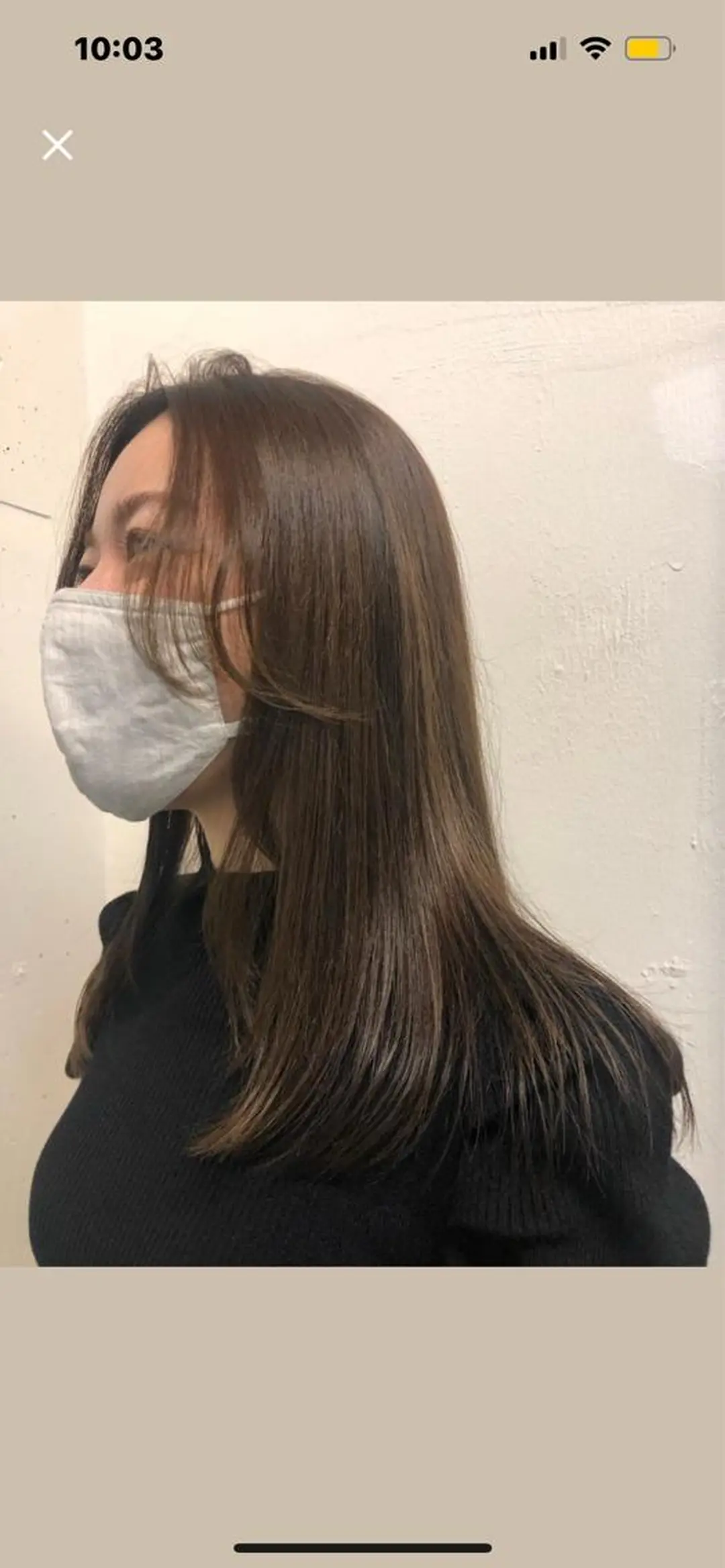 ミディアム KOCHAB 中村穂風のヘアスタイル