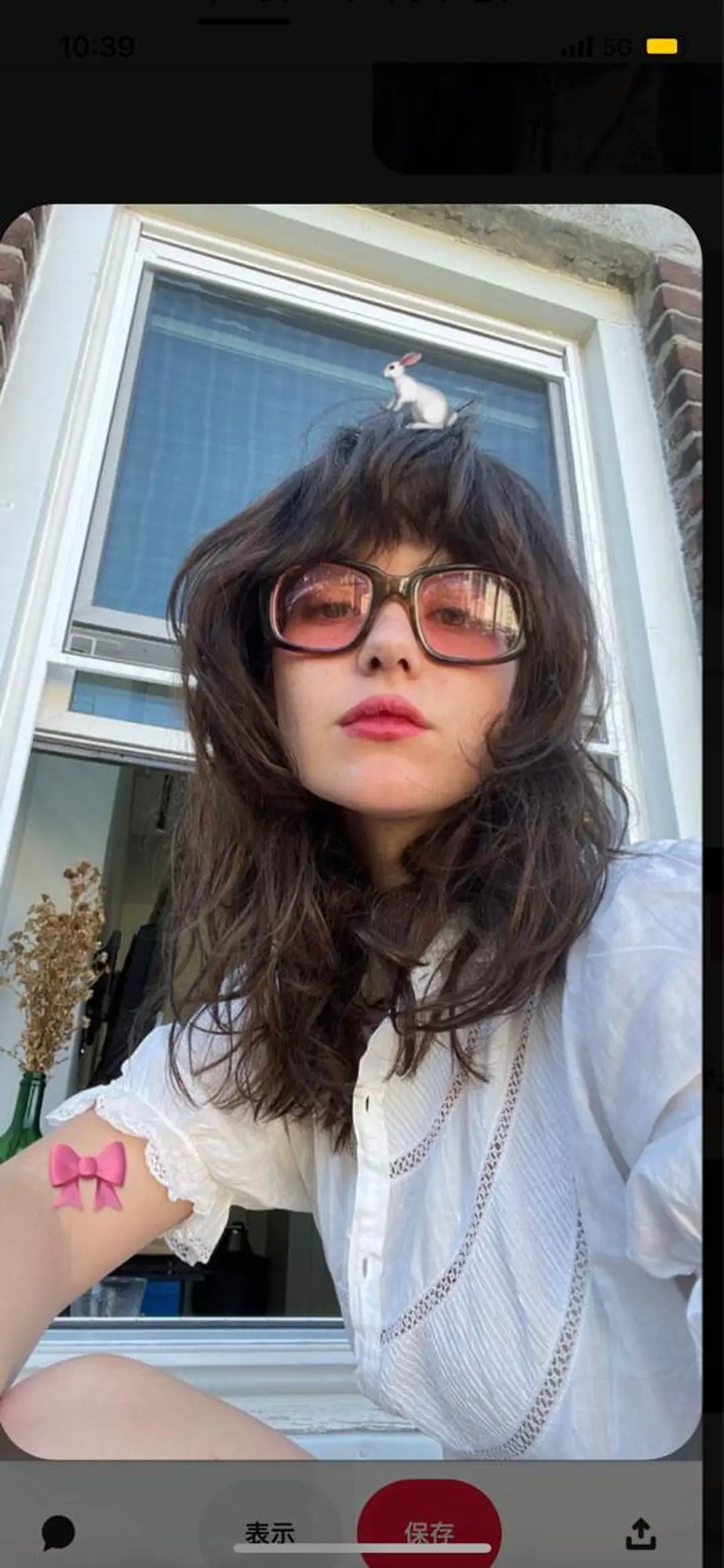 セミロング カラー ミストバング ブリーチ ブラウンカラー デザインカラー ダブルカラー ヘアカラー トリートメント MIU/ルーツカラー ボブ/顔周りレイヤーのヘアスタイル