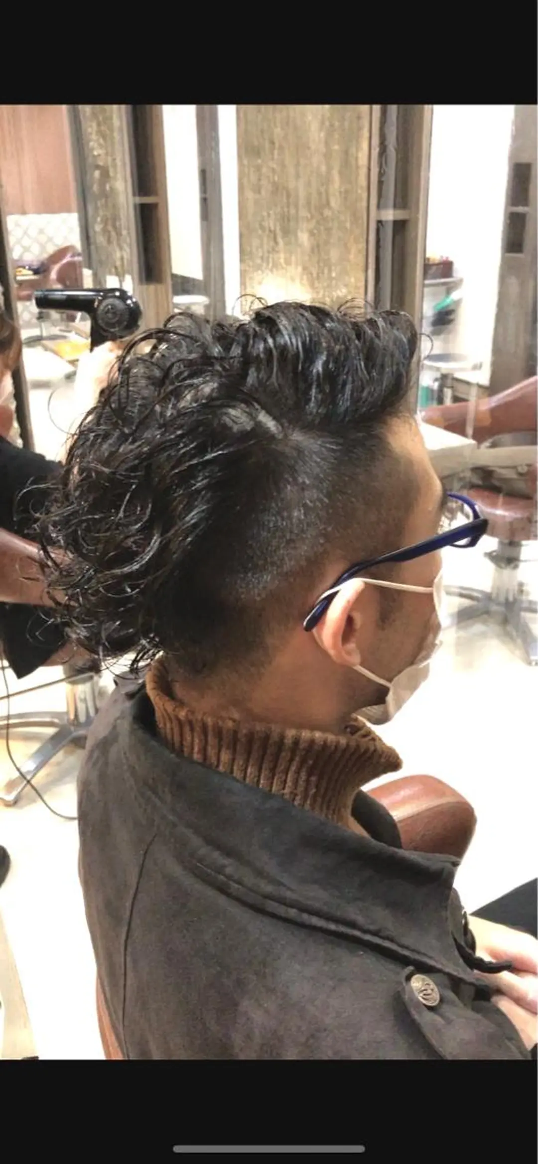 ミディアム メンズ ミディアムパーマ メンズパーマ カット パーマ メンズパーマ スペシャリスト大塚のヘアスタイル