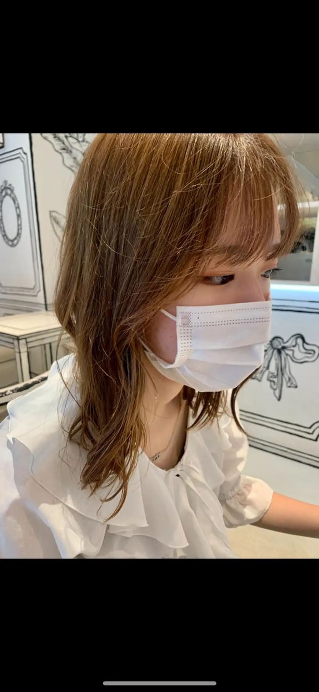 セミロング カット ヘアカラー トリートメント オブヘア所属・銀座／カット ／ボブ　るかのヘアスタイル