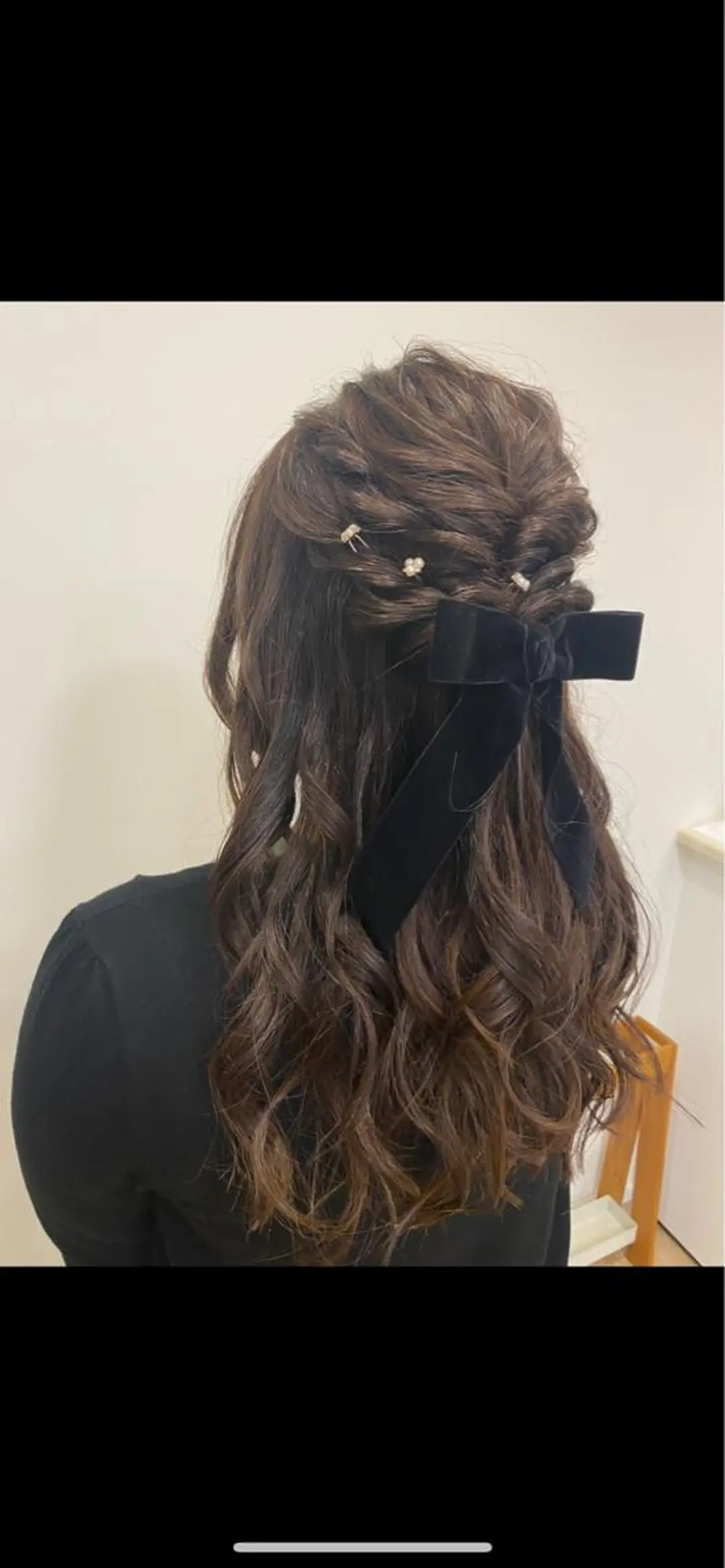 セミロング ヘアアレンジ ヘアセット ZAZA YUKAのマツエク・マツパデザイン