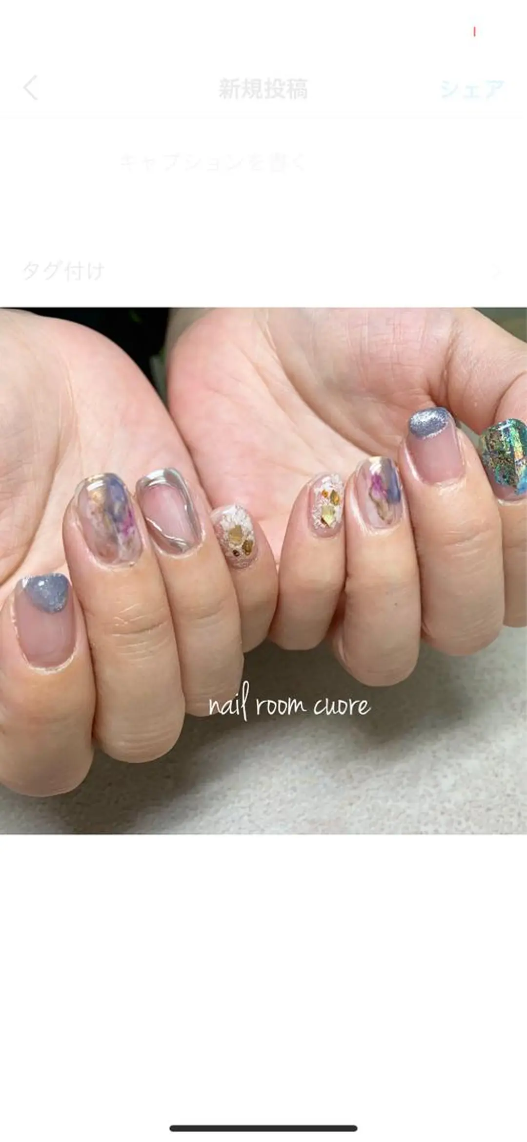 ネイル ハンドネイル nail room  cuore所属・松尾 典子のネイルデザイン