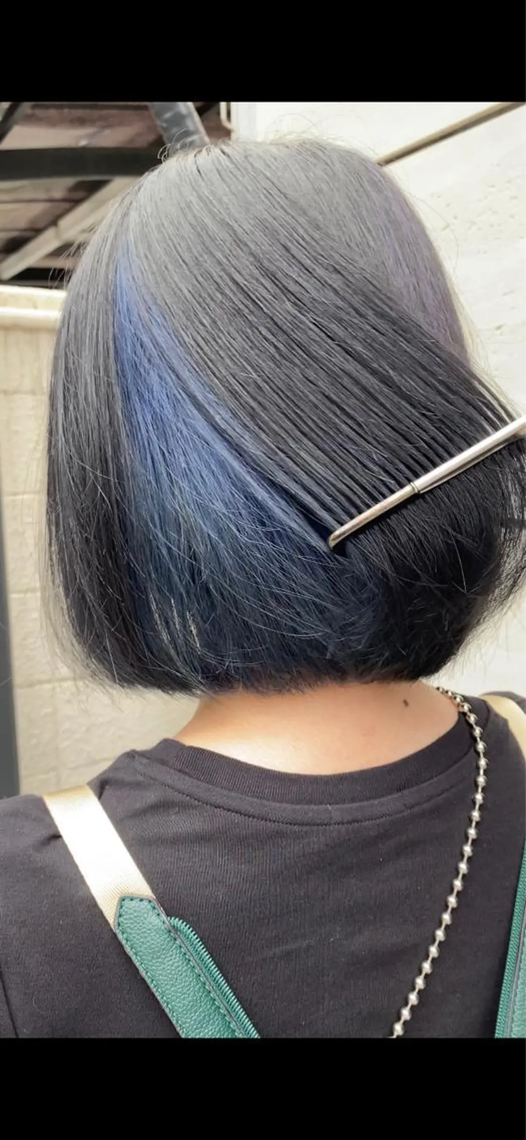 ミディアム カラー ヘアアレンジ メンズ キッズ メンズインナーカラー ブルーカラー インナーカラー パープルカラー トリートメント ヘアカラー HAZEL博多所属・杉村 一輝のヘアスタイル
