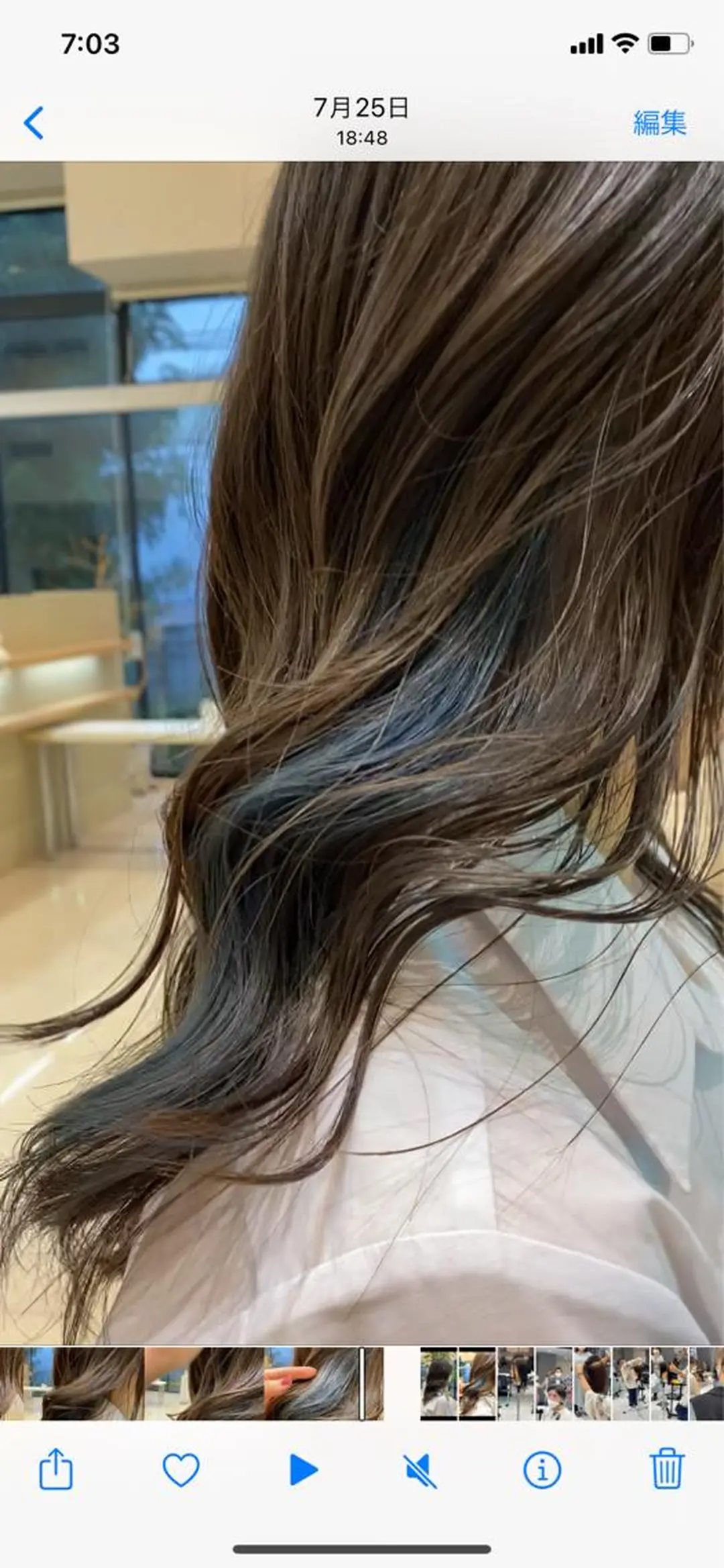 ロング カラー レイヤーカット🍒韓 国ヘア🍒ひかりのヘアスタイル