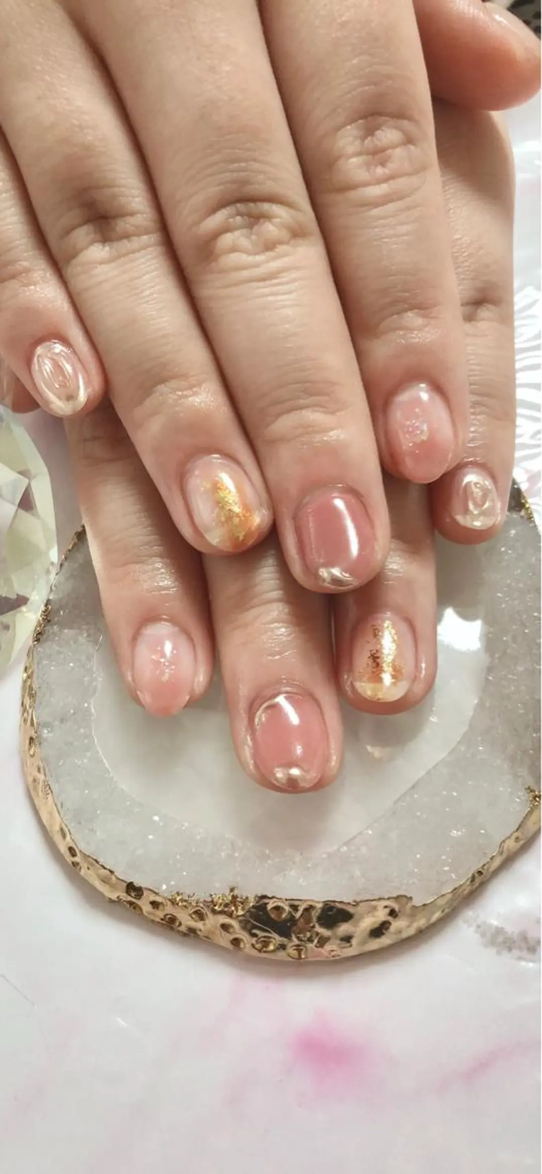 ショート カラー キッズ ネイル マツエク・マツパ ハンドネイル ハンドケア 💎ビューティサロン 湘南　RIRAN💎のネイルデザイン