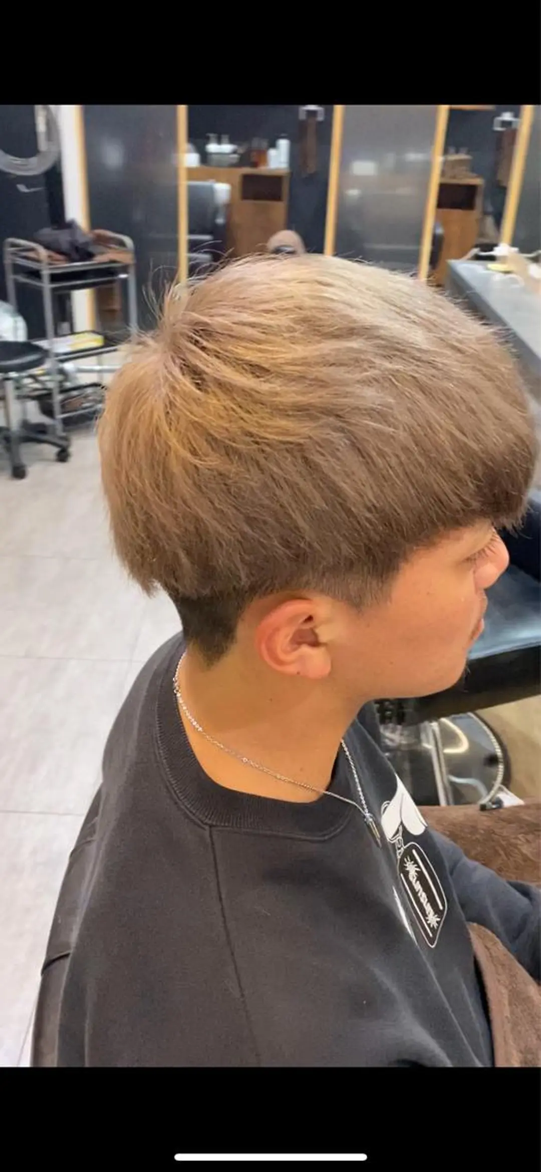 ショート カラー メンズ カット ヘアカラー ヘアセット men'slapis YUTOのヘアスタイル