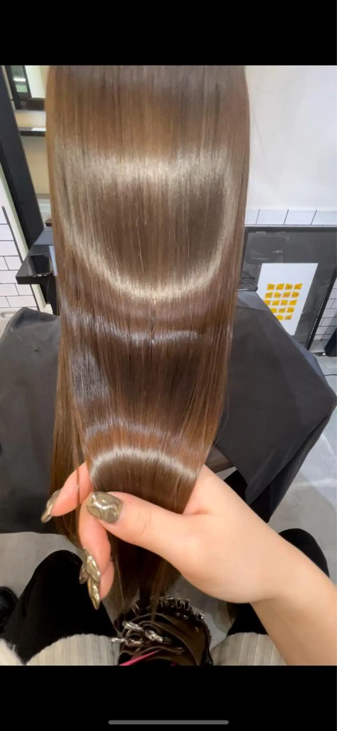 ミディアム 髪質改善 トリートメント カット トリートメント 美髪✨髪質改善 &艶カラーmanaeのヘアスタイル