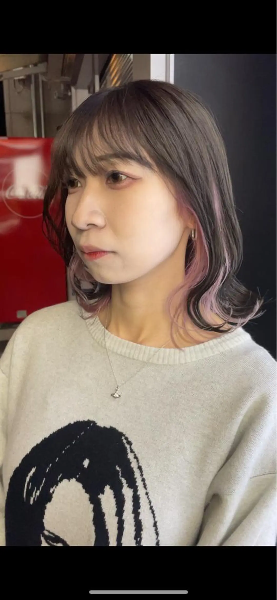 ミディアム ヘアカラー KEN TAのヘアスタイル