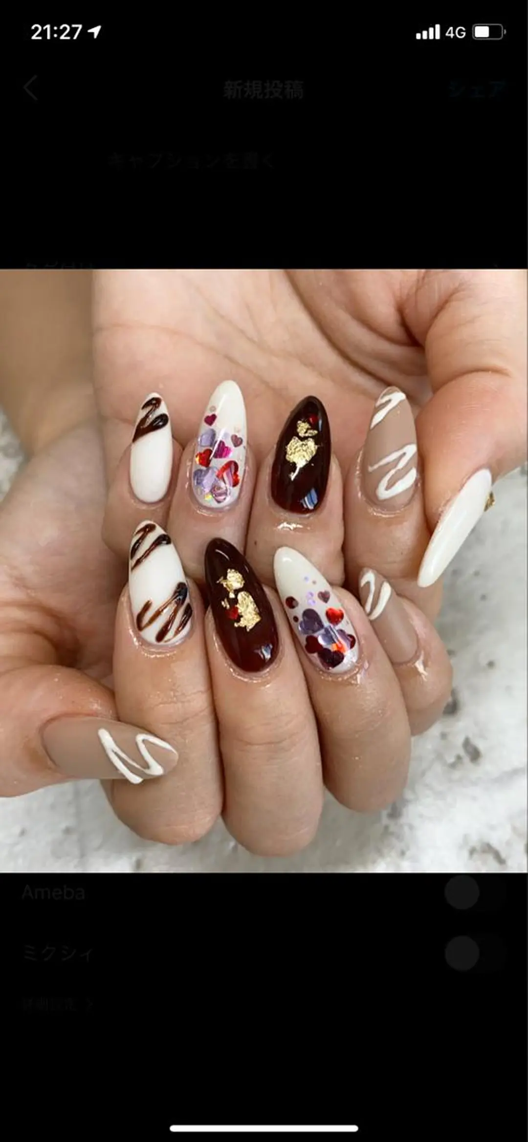 ネイル joie ange難波店所属・田邊 早也香のネイルデザイン