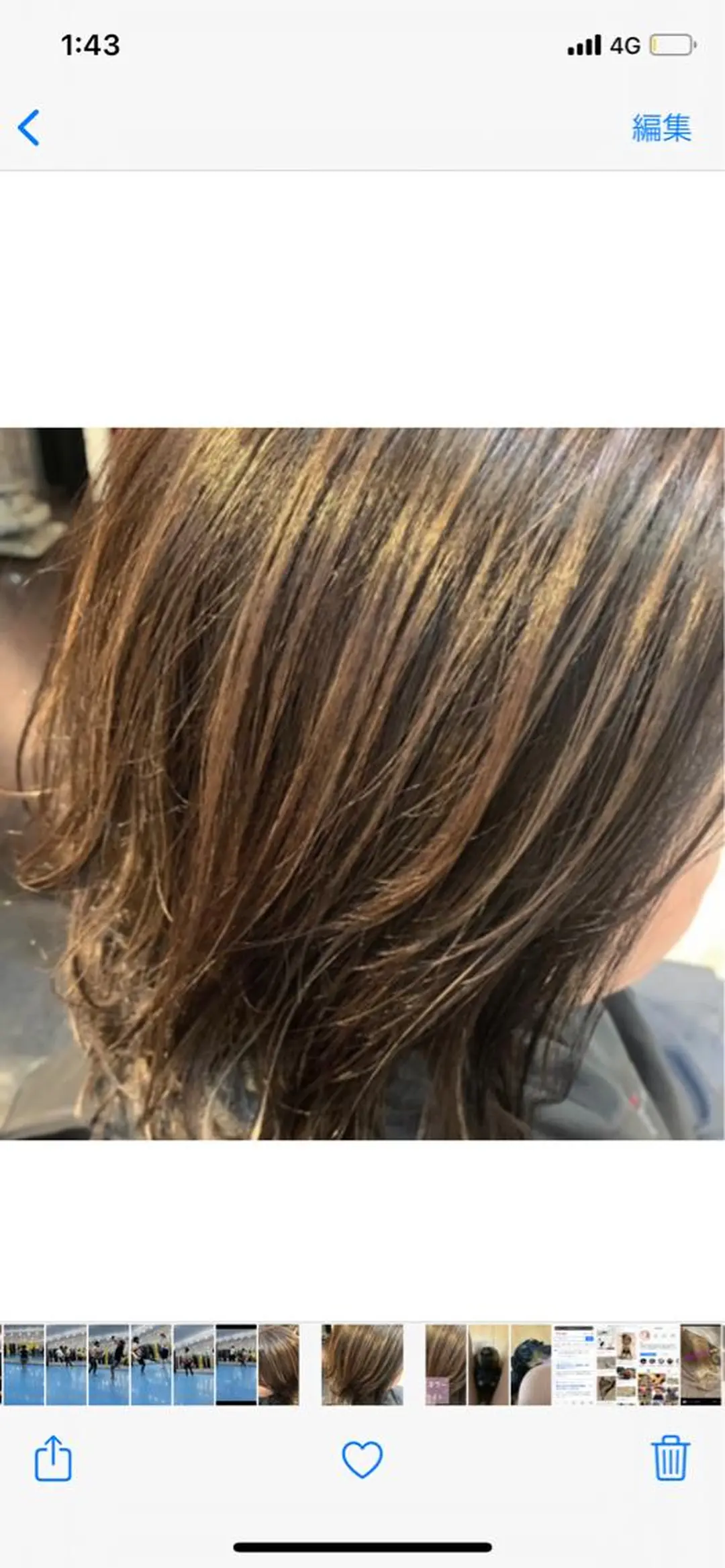 ミディアム ハイライト ミルクティーベージュ 🌿店長 清水ひとみのヘアスタイル