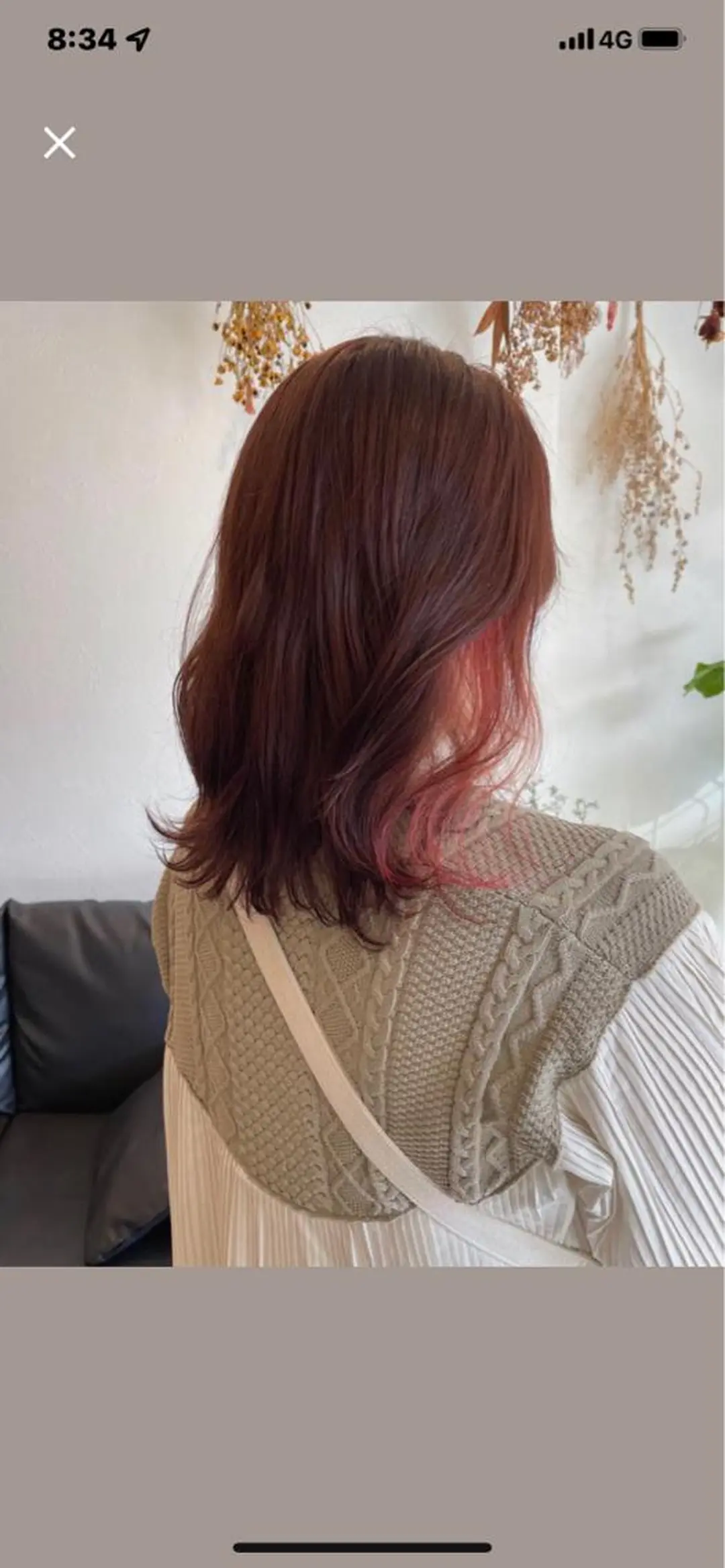 セミロング ヘアカラー botan🦖*･ amiのヘアスタイル