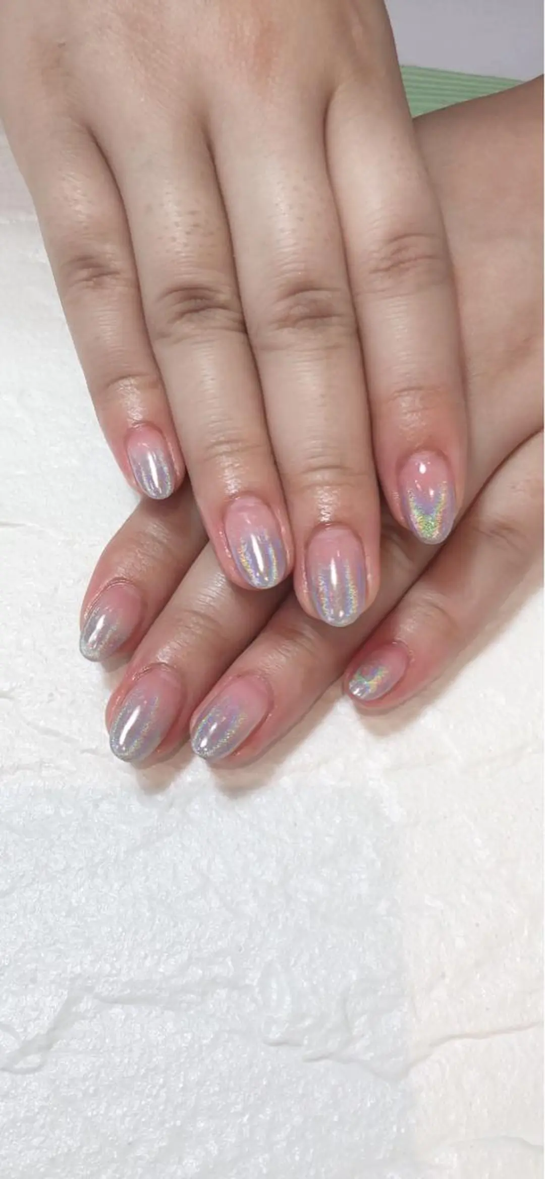 ミディアム カラー キッズ ネイル マツエク・マツパ ハンドネイル ハンドケア 💎ビューティサロン 湘南　RIRAN💎のネイルデザイン