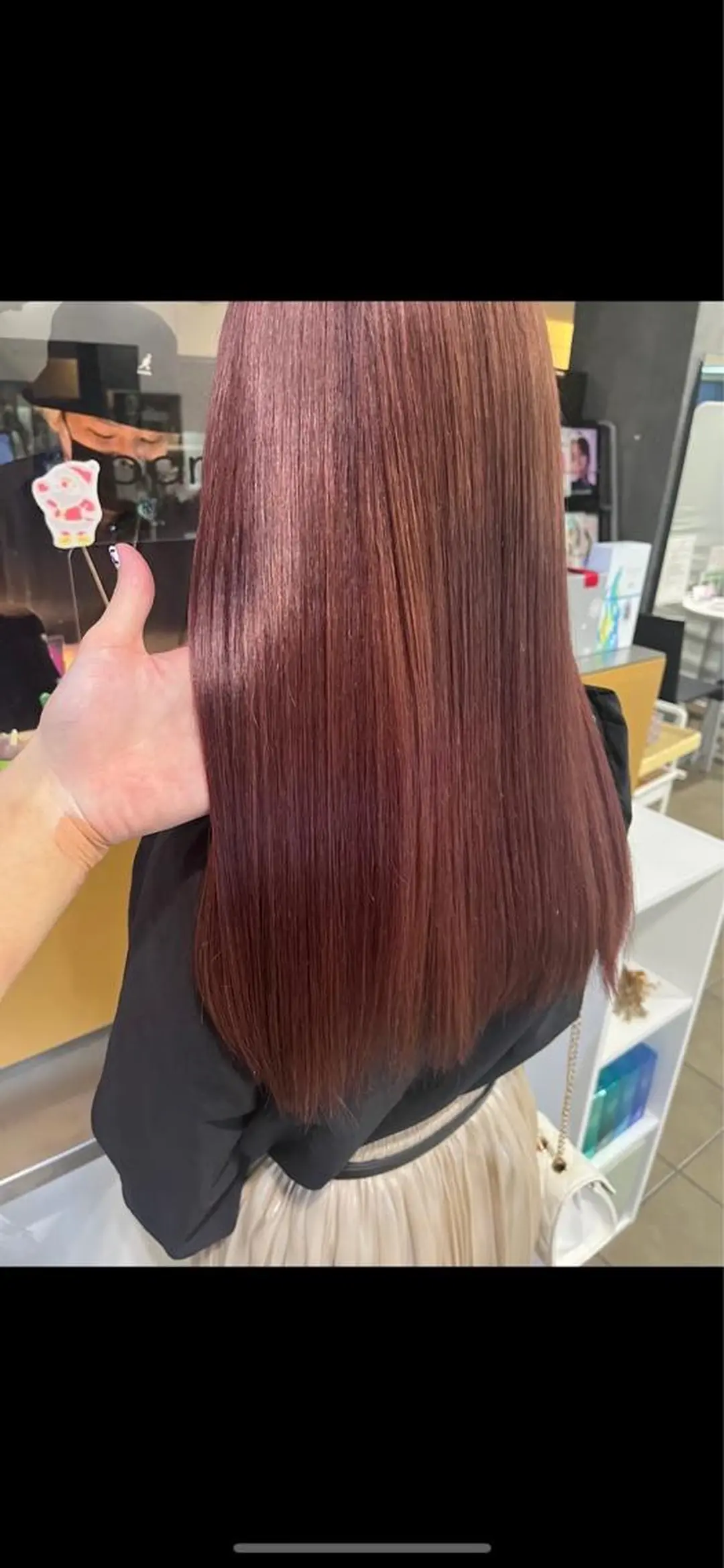 ロング カラー 耳つぼS認定講師 ×ハイトーンカラーのヘアスタイル