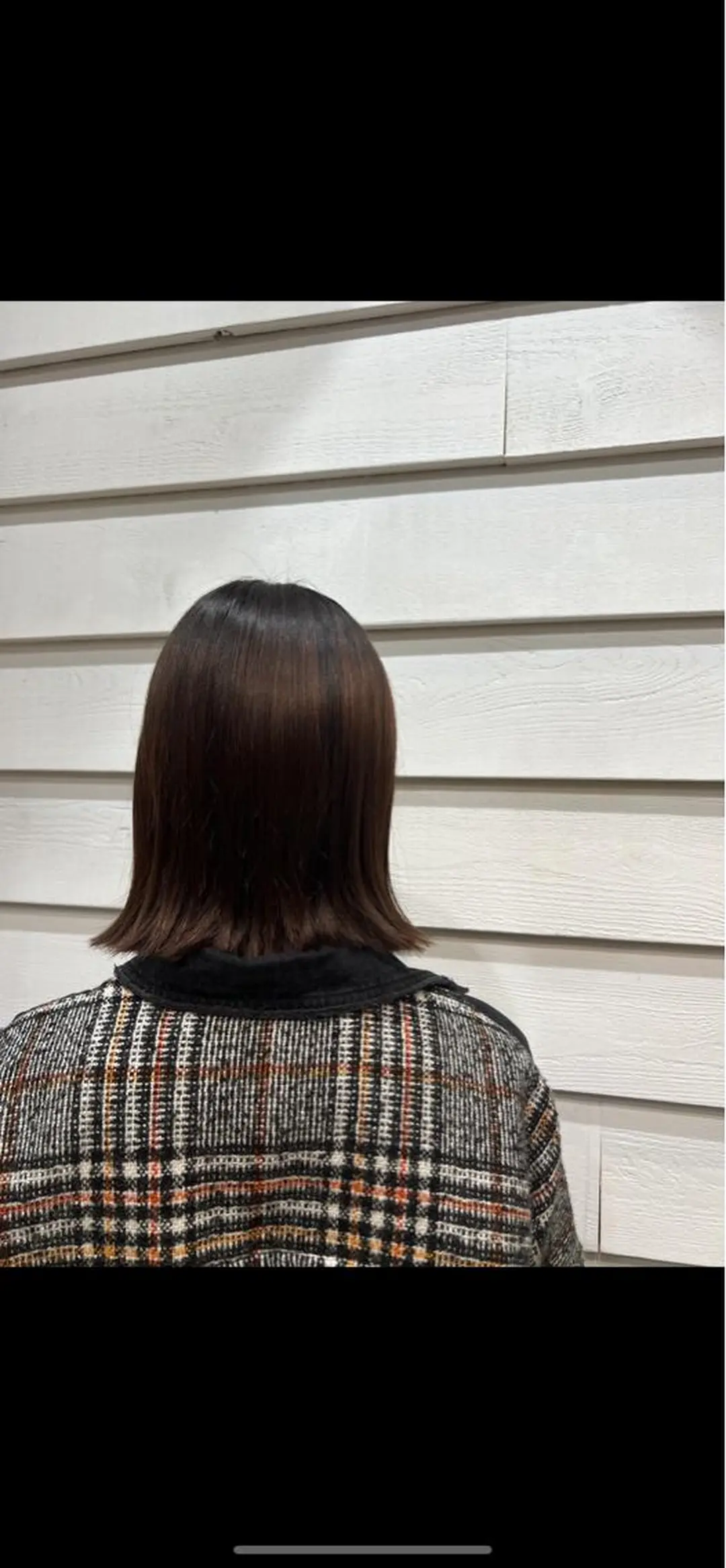 ミディアム 切りっぱなしボブ ボブ カット Sand&Rose所属・🍀似合わせカット 🍀柳澤里玖のヘアスタイル