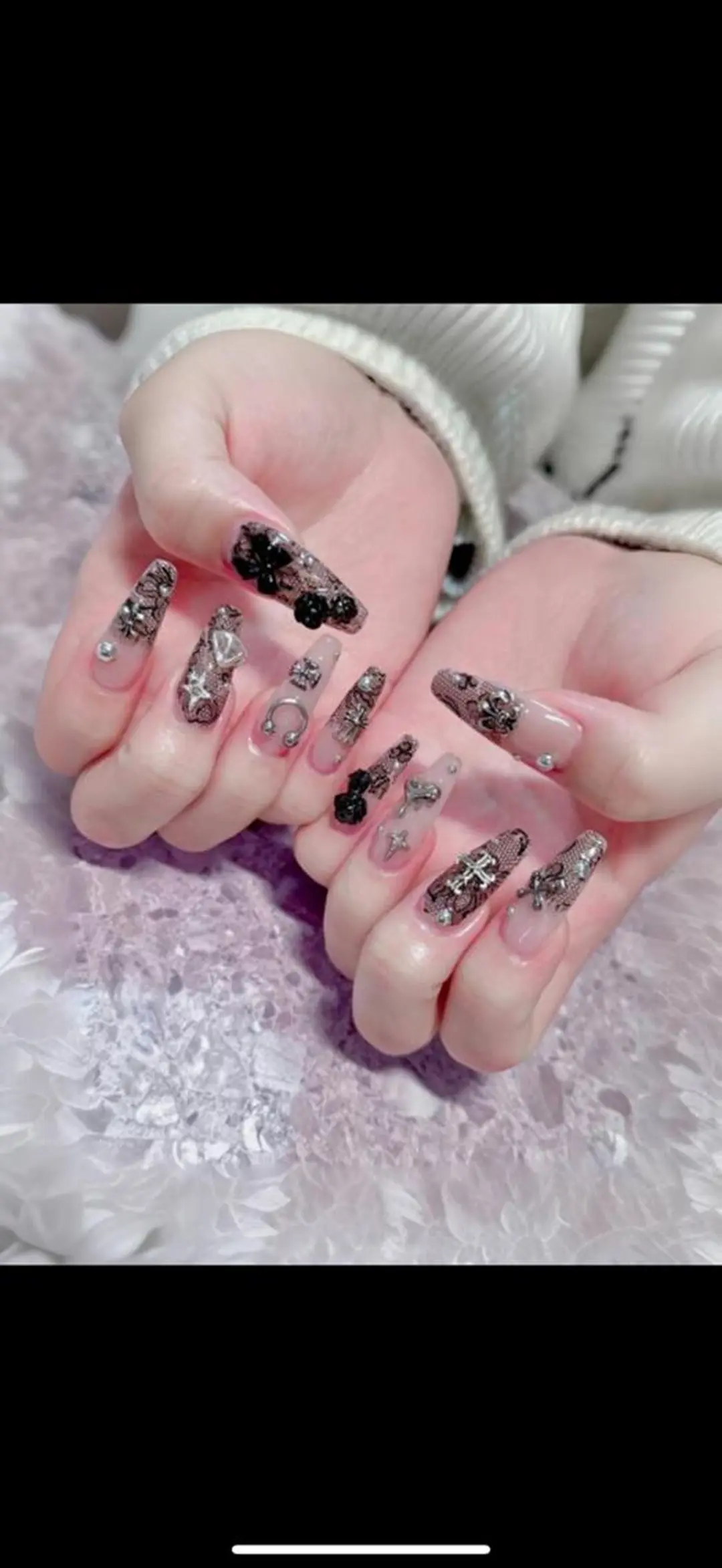 ネイル 長さ出し フレンチネイル グラデーション 卒業式 マグネットネイル ハンドネイル MIHANA YUKIのネイルデザイン