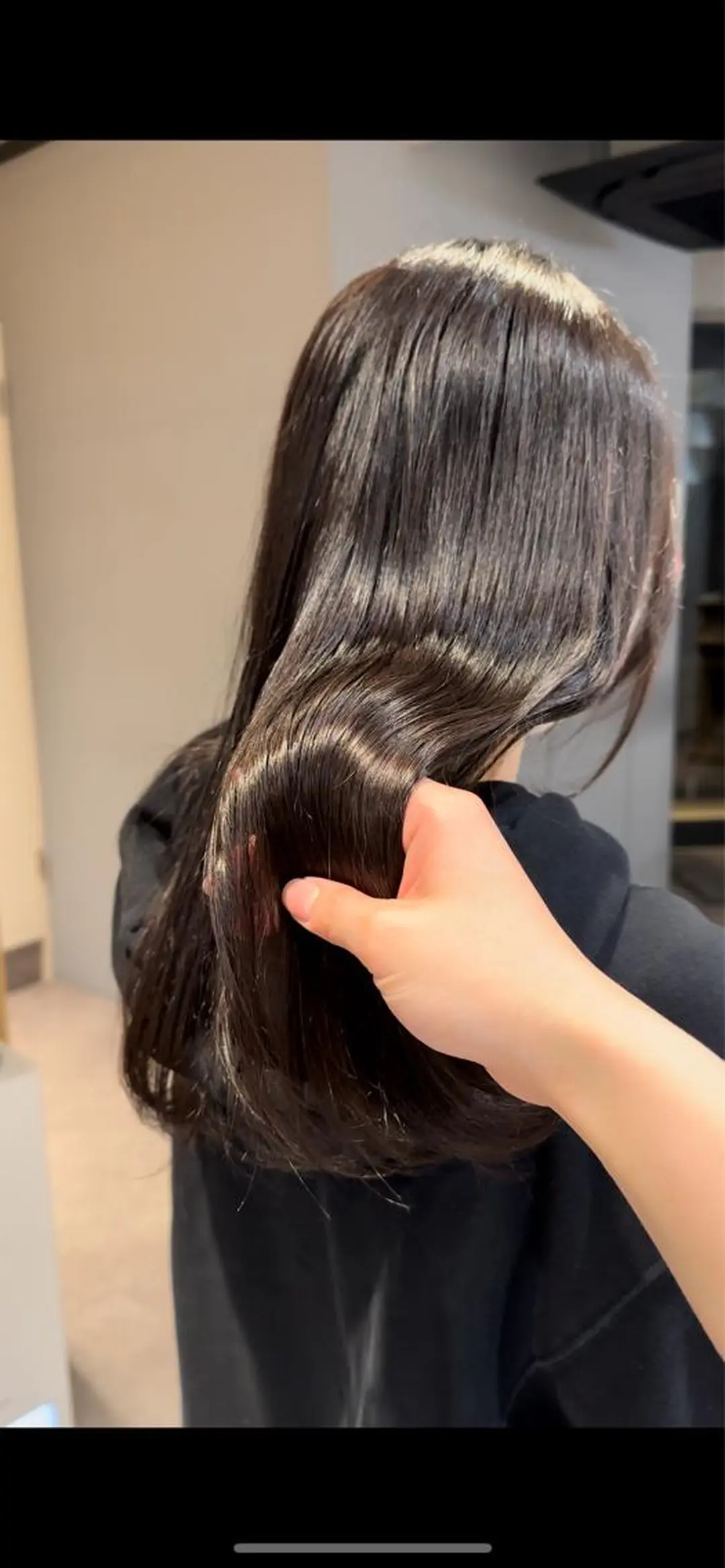 カラー 透明感カラー グレージュ ヘアカラー 葉月/ボブ/ 透明感カラー／中目黒のヘアスタイル